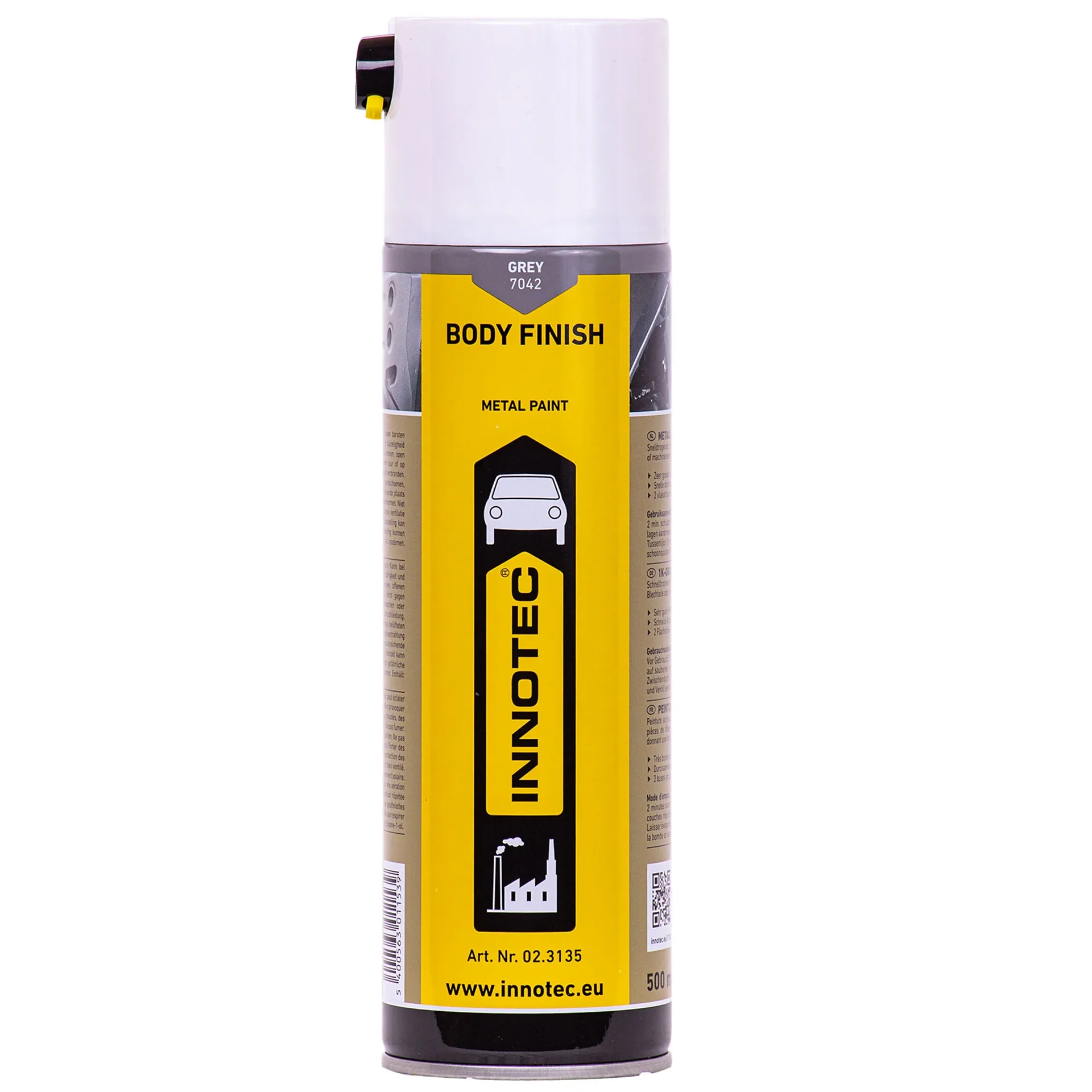 "INNOTEC Body Finish 500ml grau Karosserielack image"