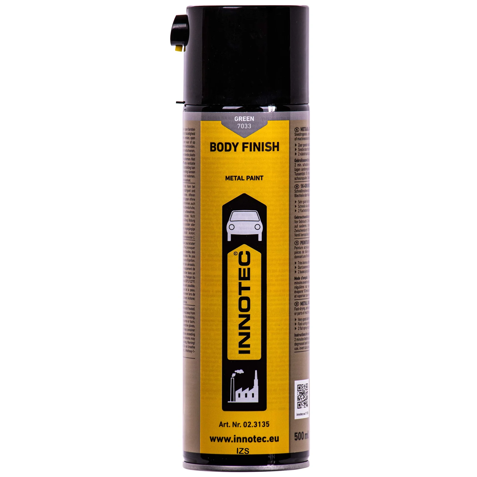 "INNOTEC Body Finish 500ml grün Karosserielack image"