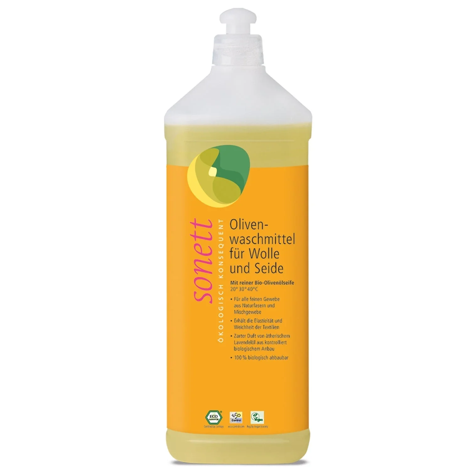 "SONETT Oliven Waschmittel flüssig WOLLE & SEIDE in verschiedenen Größengebinden image"