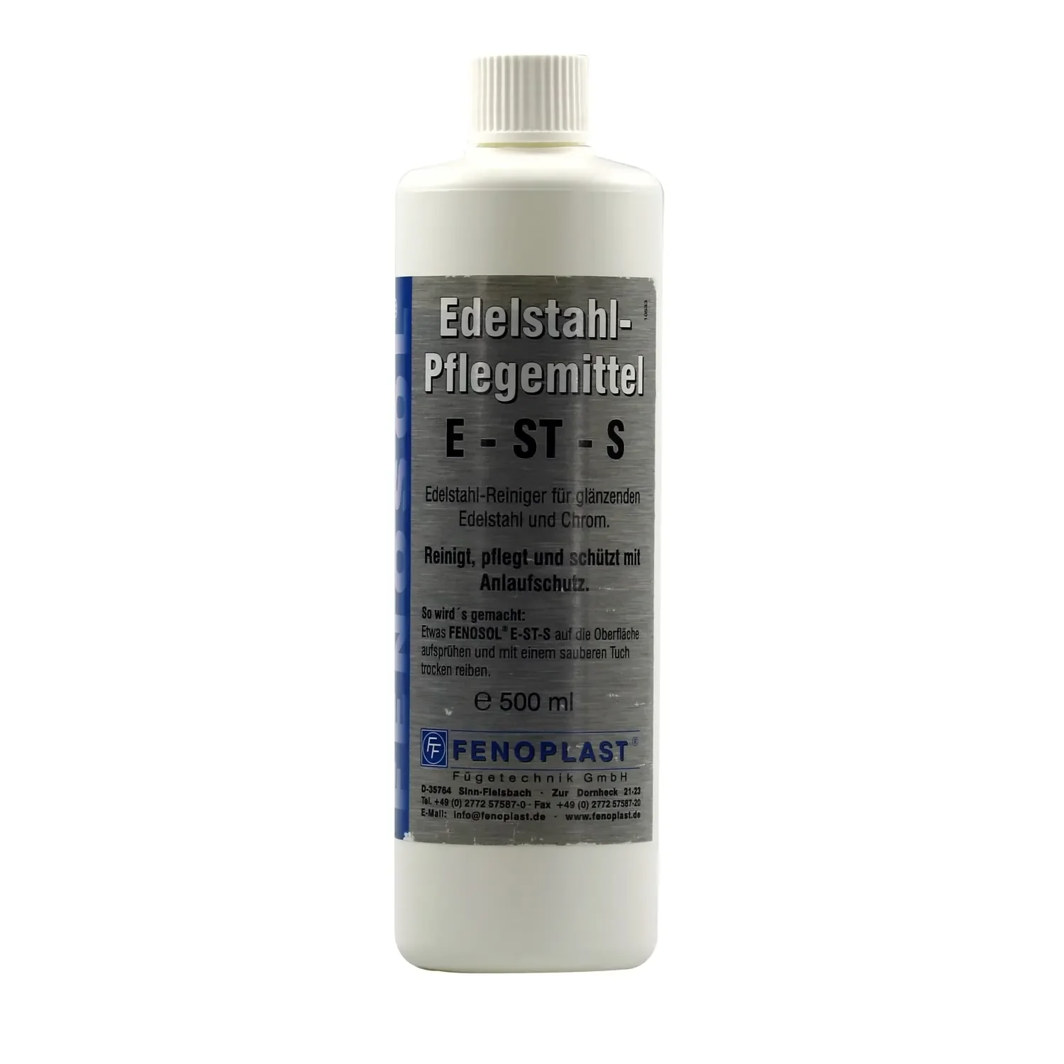 "FENOPLAST Fenosol Edelstahlreiniger E-ST-S 500ml Pflegereiniger image"