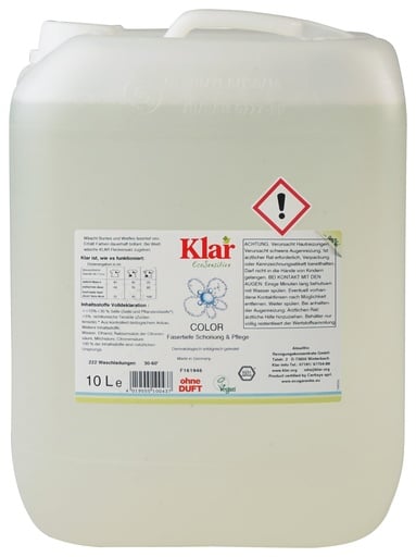 "KLAR Color Waschmittel flüssig 10 Liter ohne Duft image"