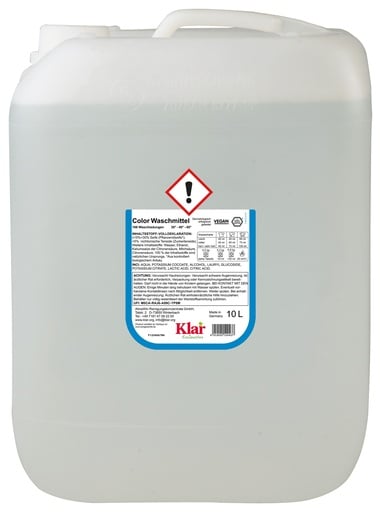 "KLAR Color Waschmittel flüssig 10 Liter ohne Duft image"