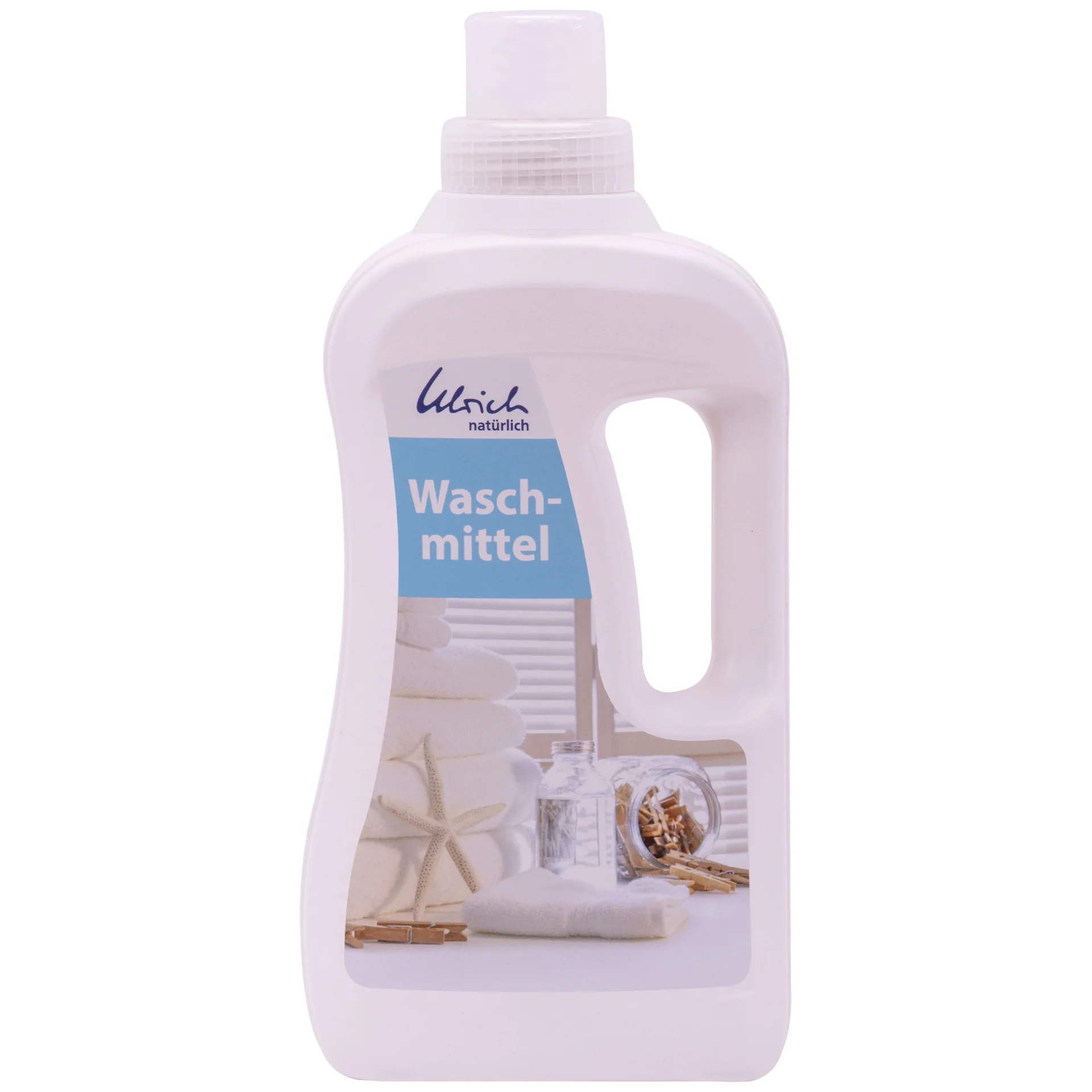 "ULRICH natürlich Waschmittel 1 Liter flüssig NCP-vegan zertifiziert image"