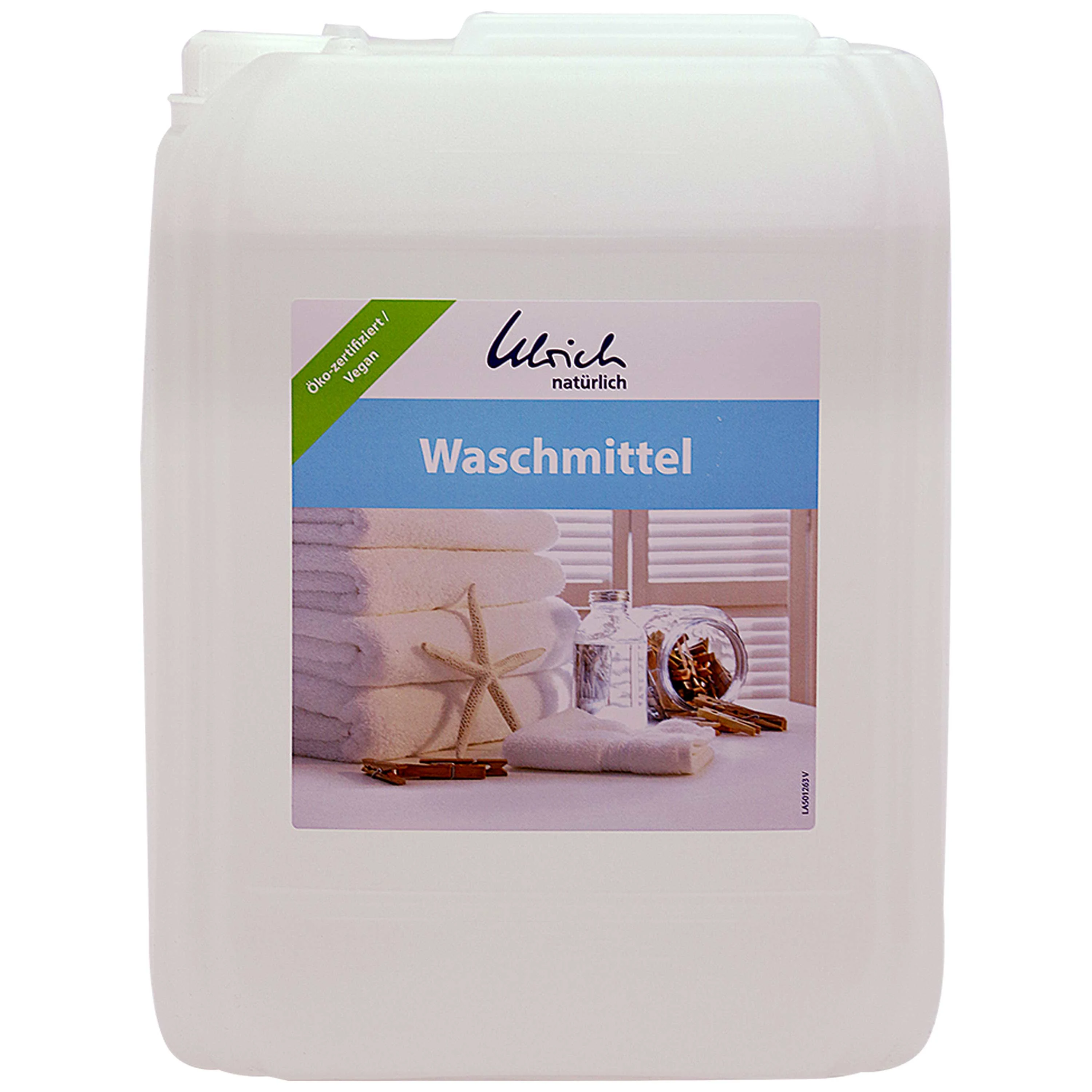 ULRICH natürlich Waschmittel 10 Liter flüssig NCP-vegan zertifiziert