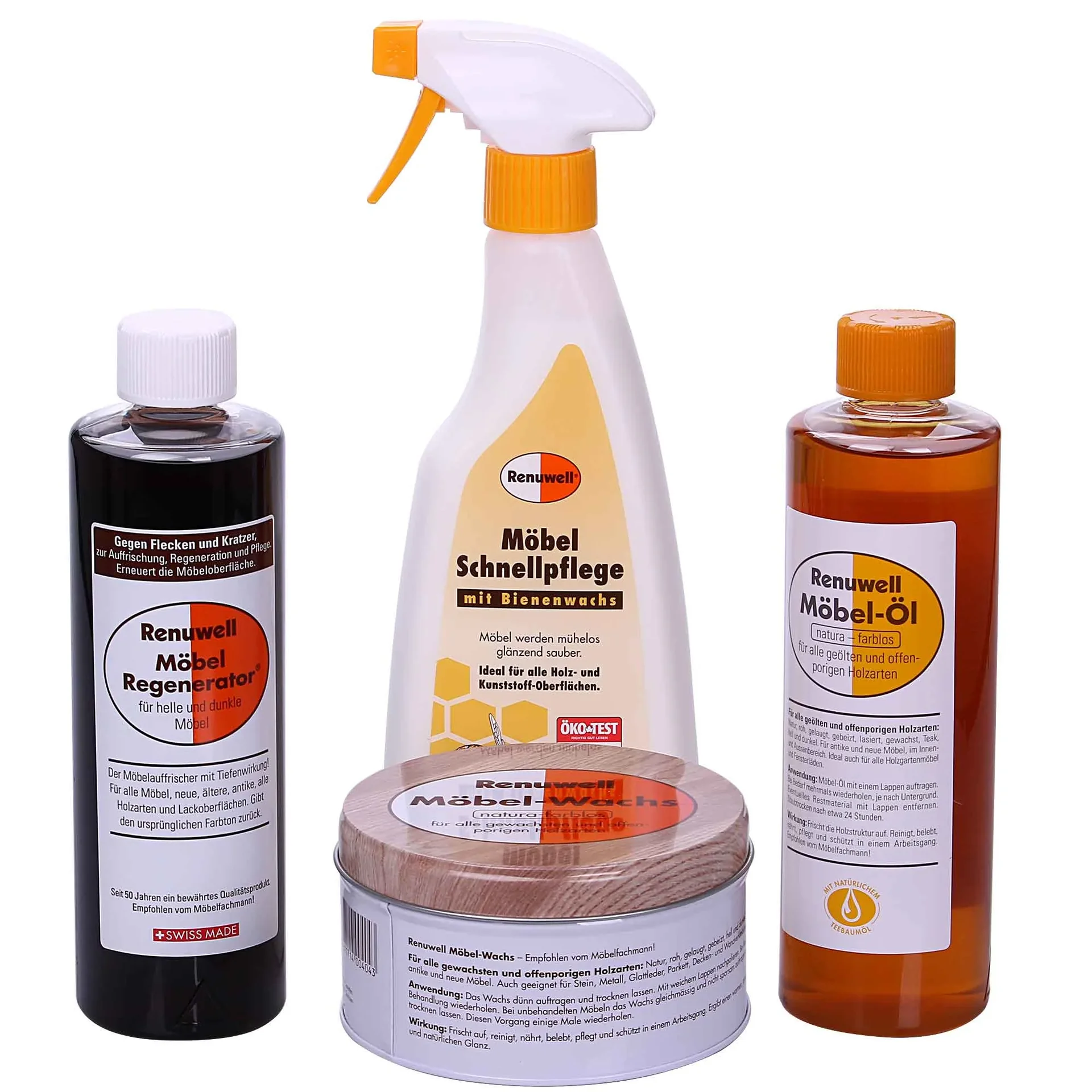 "RENUWELL SPARSET Regenerator, Schnellpflege, Wachs, Möbel Öl á 500 ml image"
