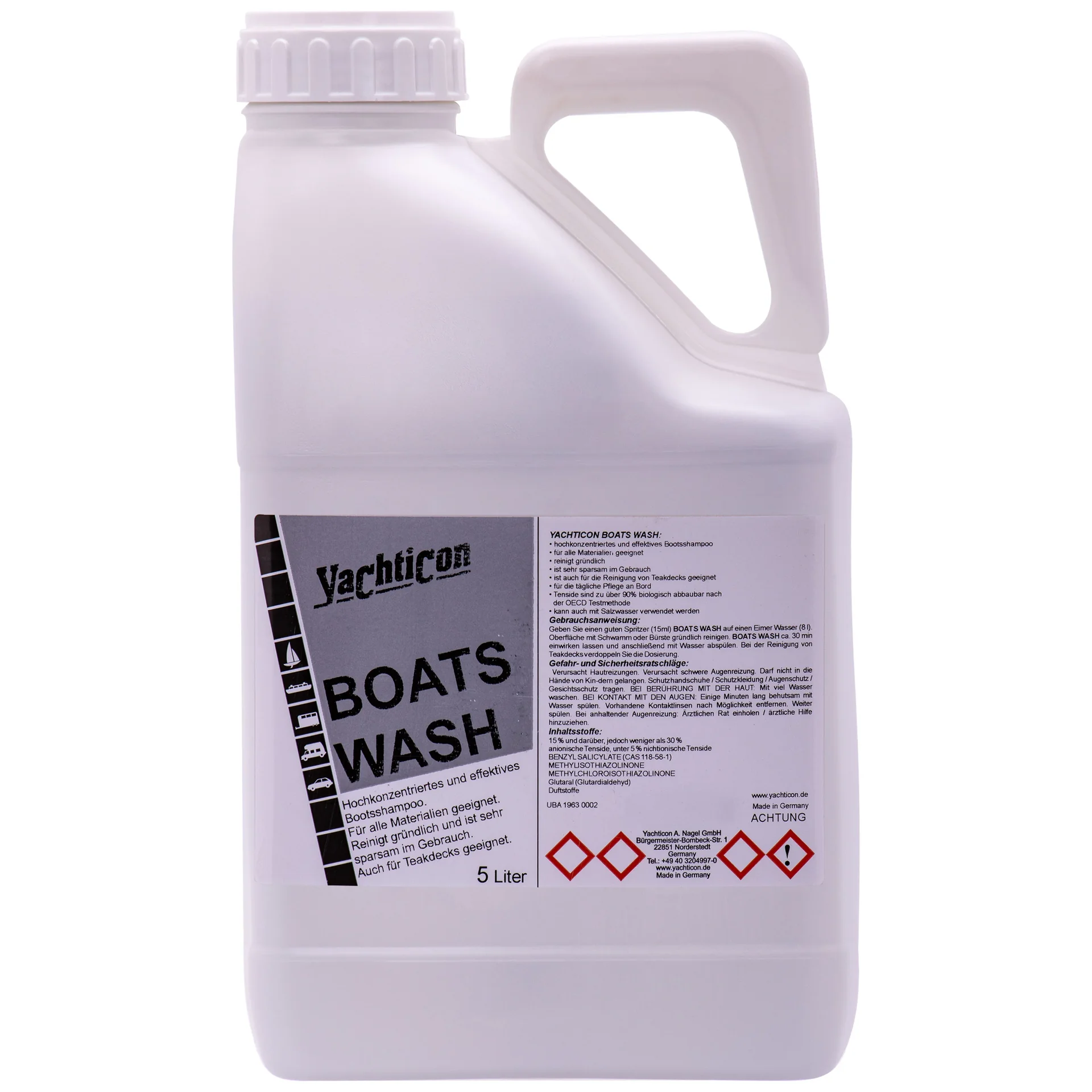 "YACHTICON Boats Wash 5 Liter image"