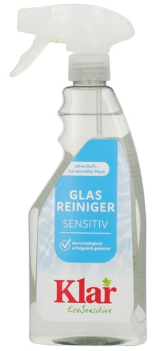 "KLAR Glas- und Oberflächenreiniger 500ml ohne Duft mit Schaumsprayer image"
