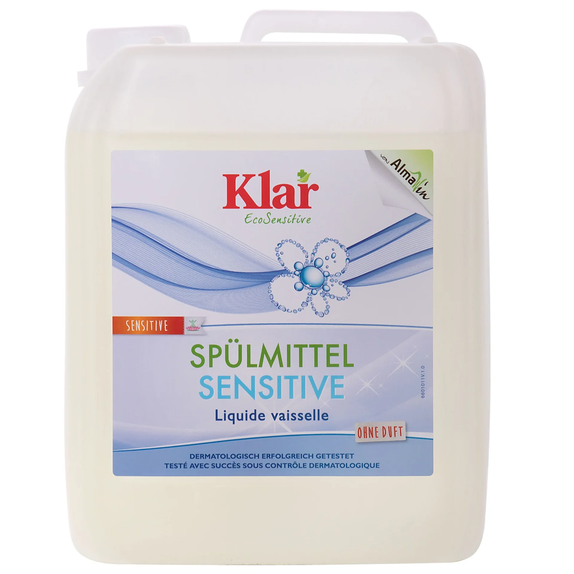 "KLAR Spülmittel sensitive ohne Duft 5 Liter image"