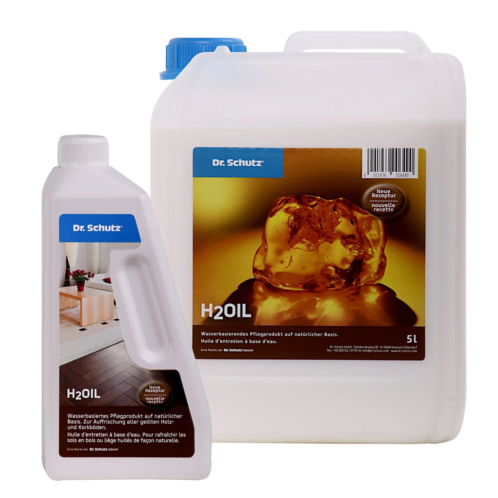 "DR. SCHUTZ H2 Oil wasserbasierendes Pflegeöl in verschiedenen Größengebinde image"