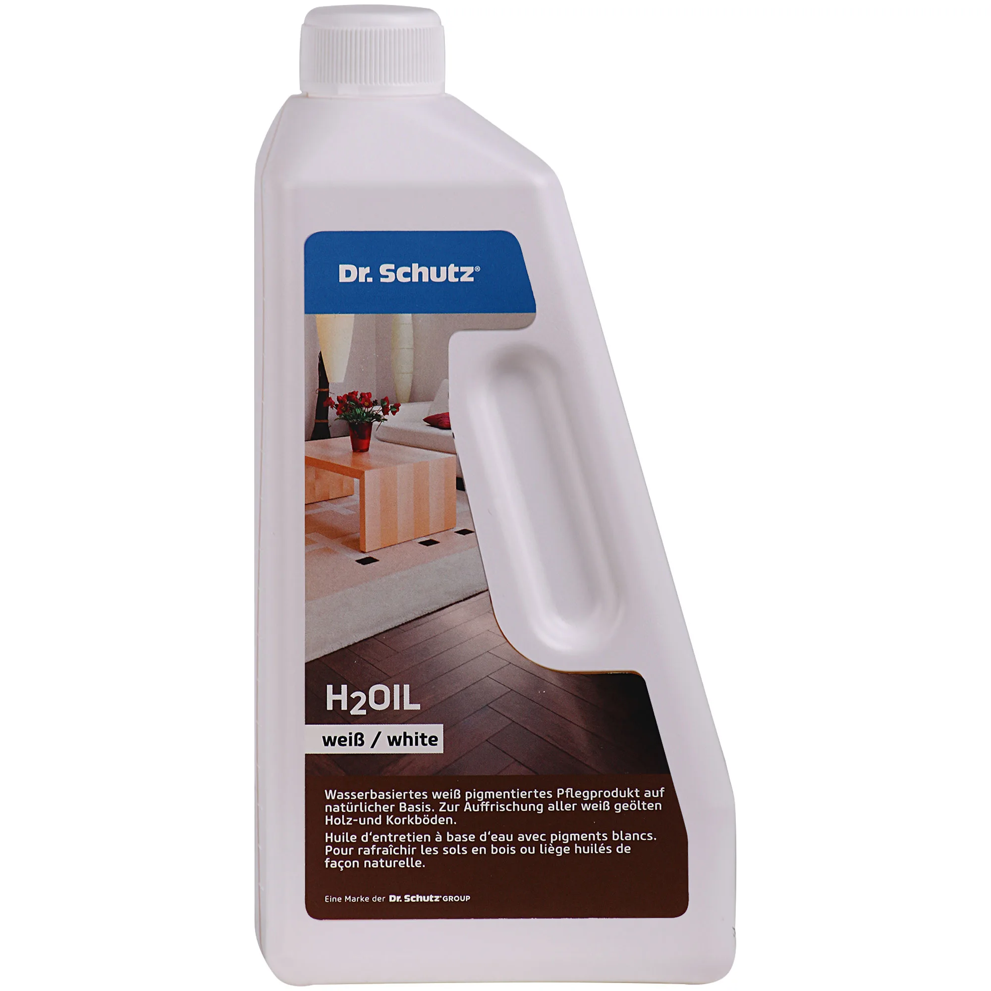 DR. SCHUTZ H2 Oil 750 ml wasserbasiertes Pflegeöl weiß-pigmentiertes