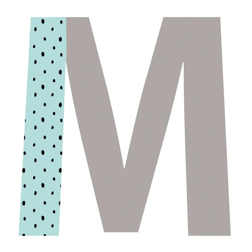 "Lilipinso Wandsticker Happy Buchstabe M image"