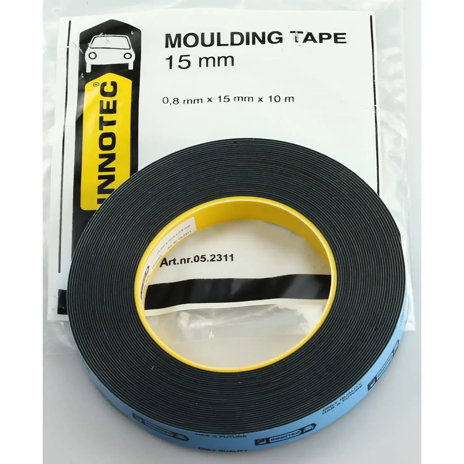 "INNOTEC Moulding Tape, 10m Rolle 15mm Doppelklebeband image"