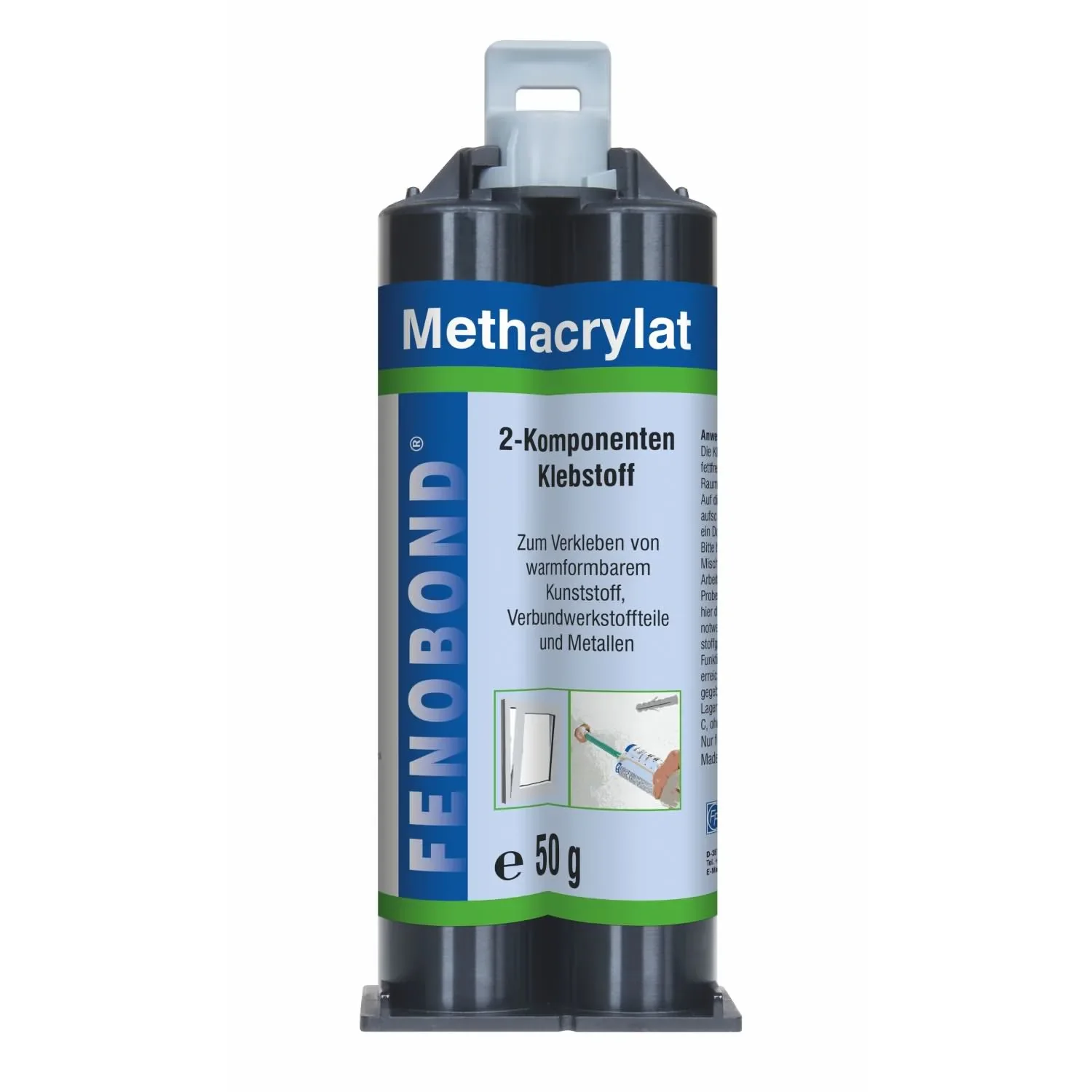 "FENOPLAST Fenobond METHACRYLAT 2K-Klebstoff 50 ml incl. Mischdüse image"