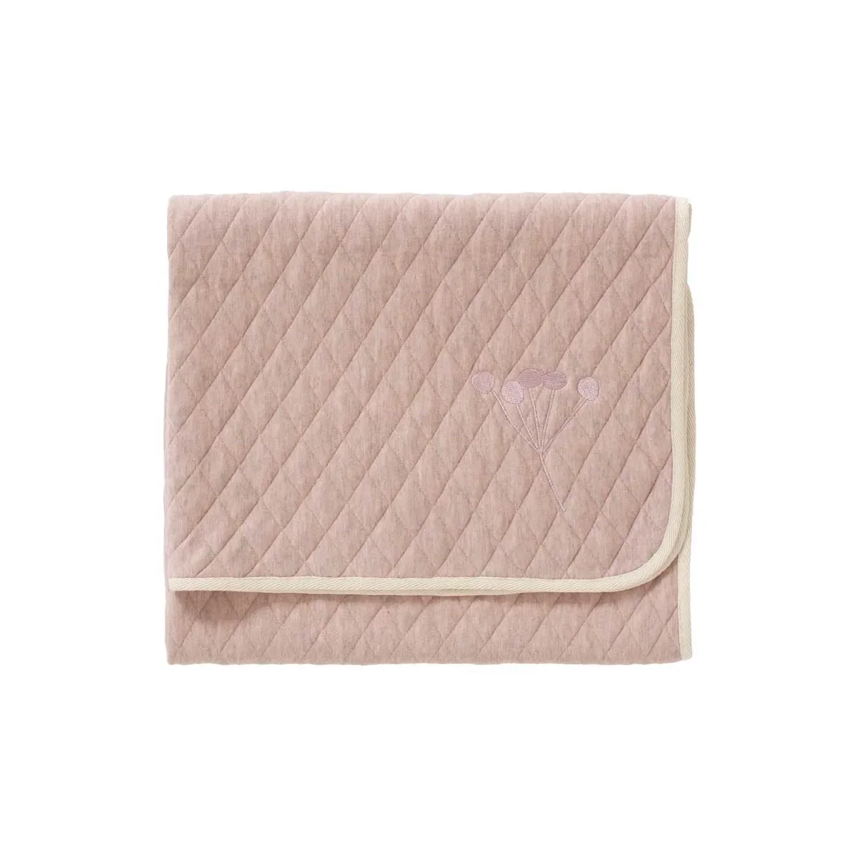 "Fresk Decke, Babydecke, Kinderwagendecke Nordic Mellow rose 100 x 150 cm image"