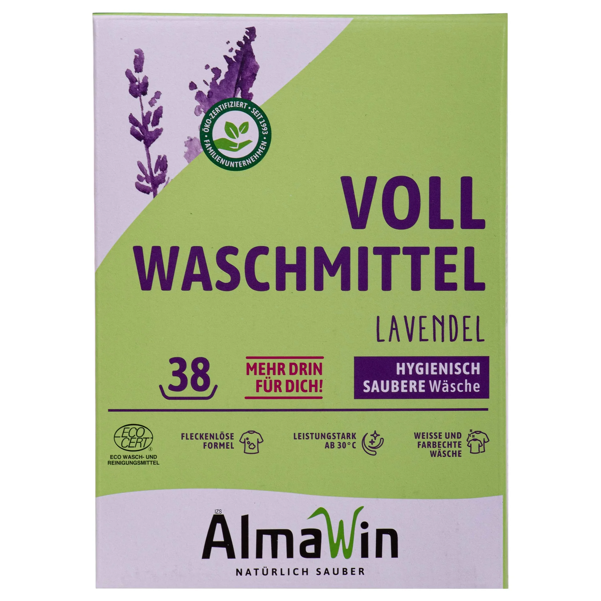 "ALMAWIN Vollwaschmittel 2kg 36 Waschgänge image"