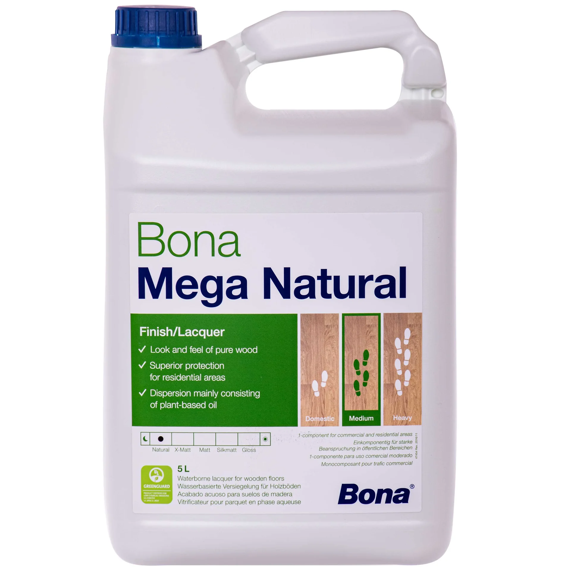"BONA MEGA Natural 5 Liter 1K ultramatt image"