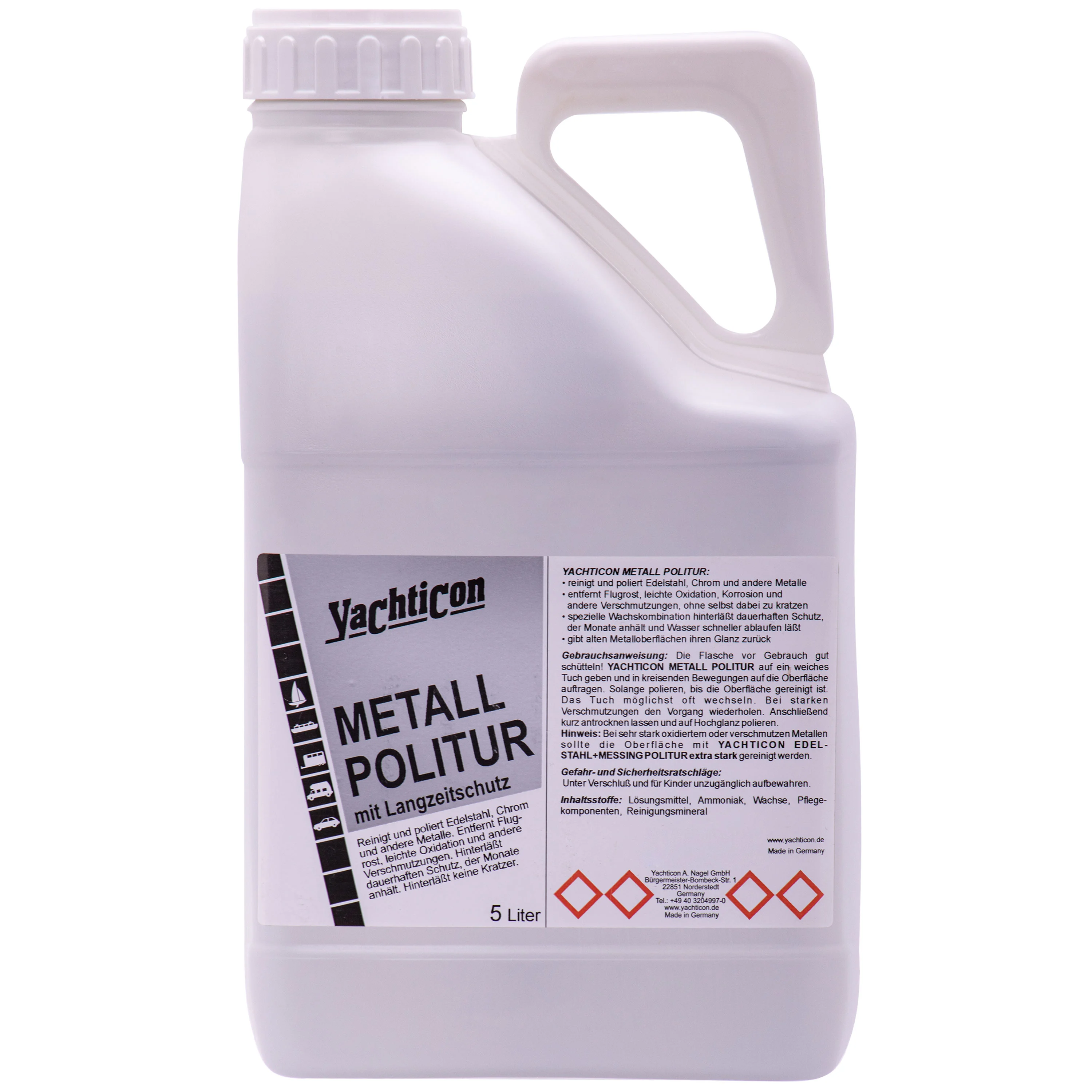 YACHTICON Metall Politur 5 Liter