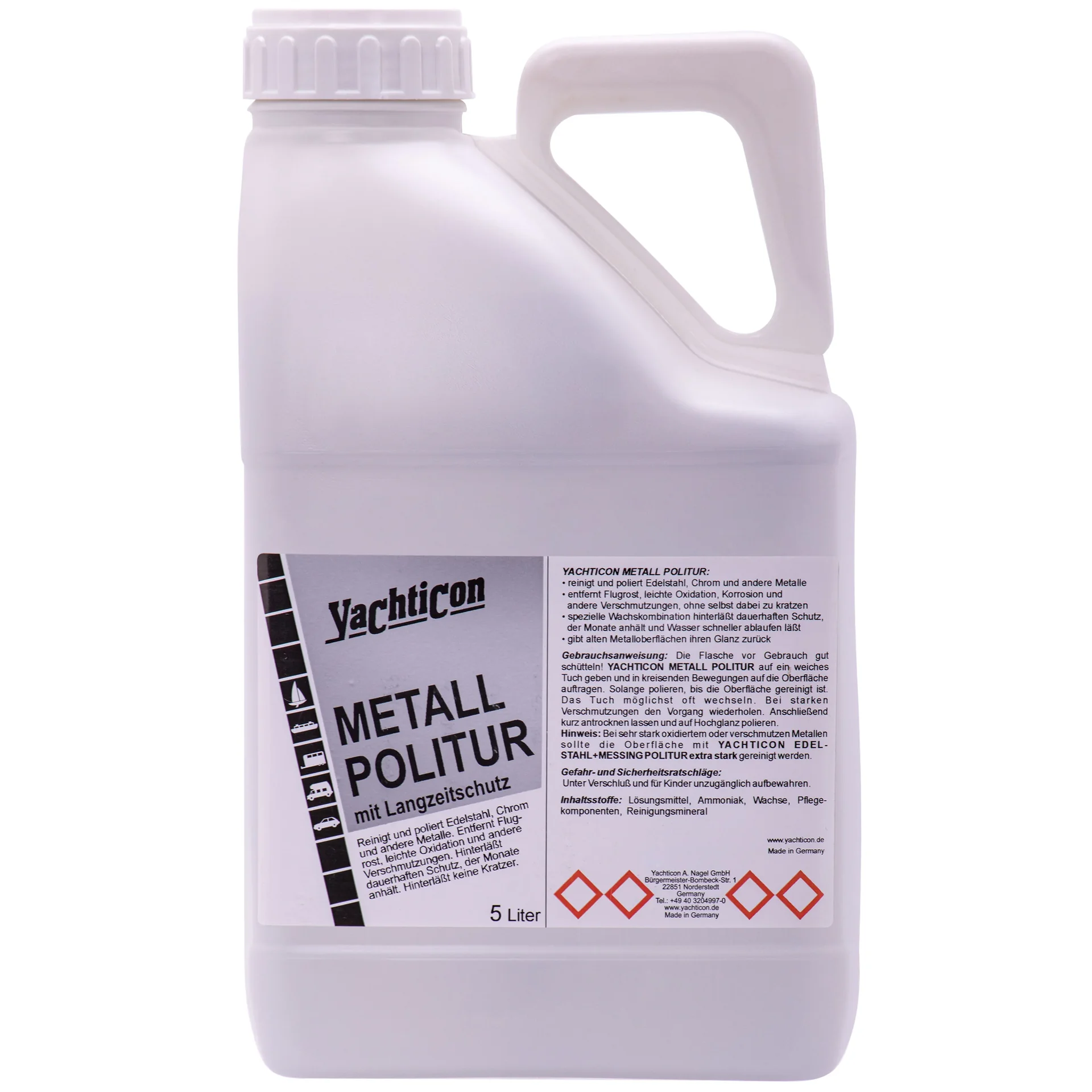 "YACHTICON Metall Politur 5 Liter image"