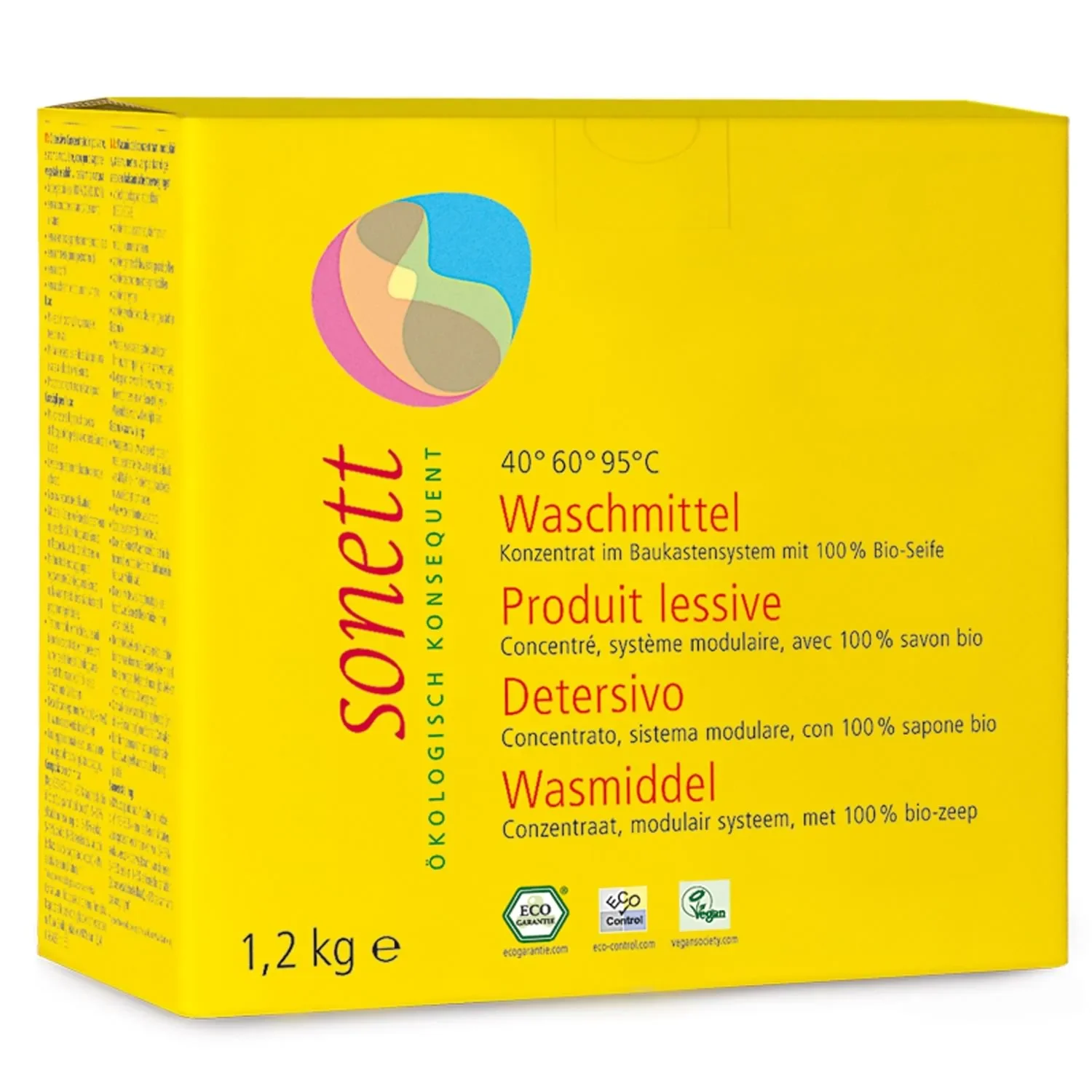 "SONETT Waschpulver Konzentrat 40°60°95° in verschiedenen Größengebinden image"