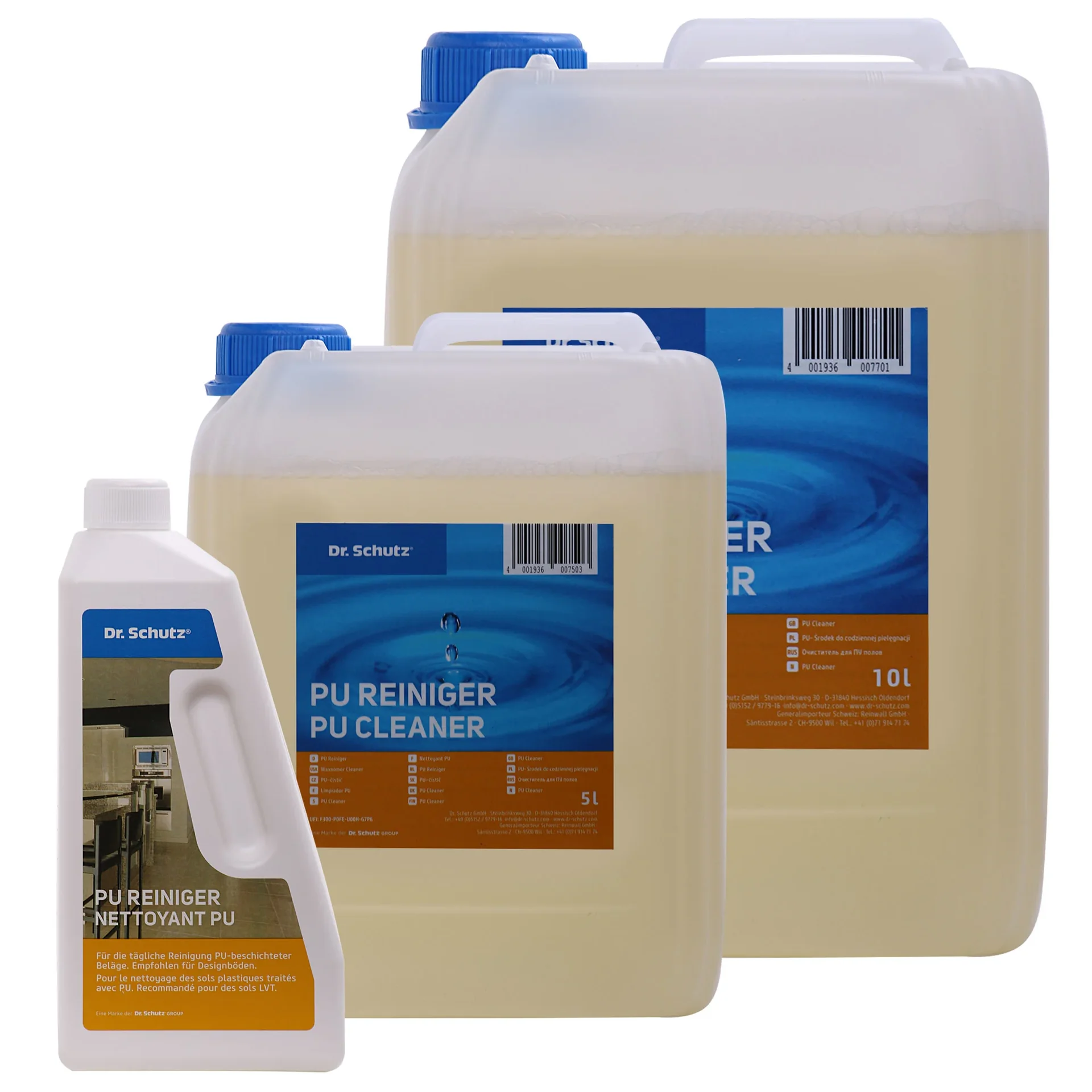 "DR. SCHUTZ PU Reiniger in verschiedenen Größengebinde image"