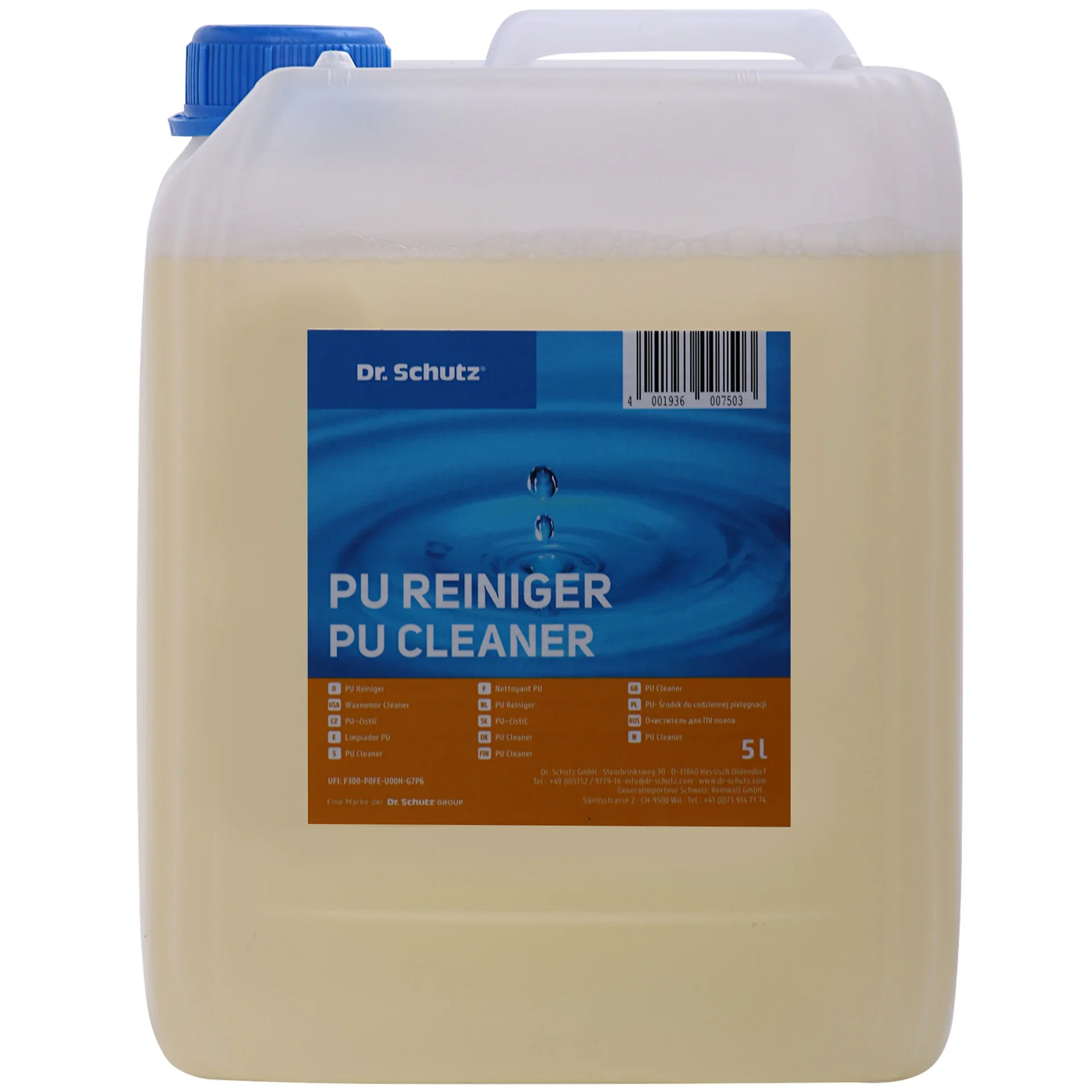 "DR. SCHUTZ PU Reiniger 5 Liter für 5000m² image"