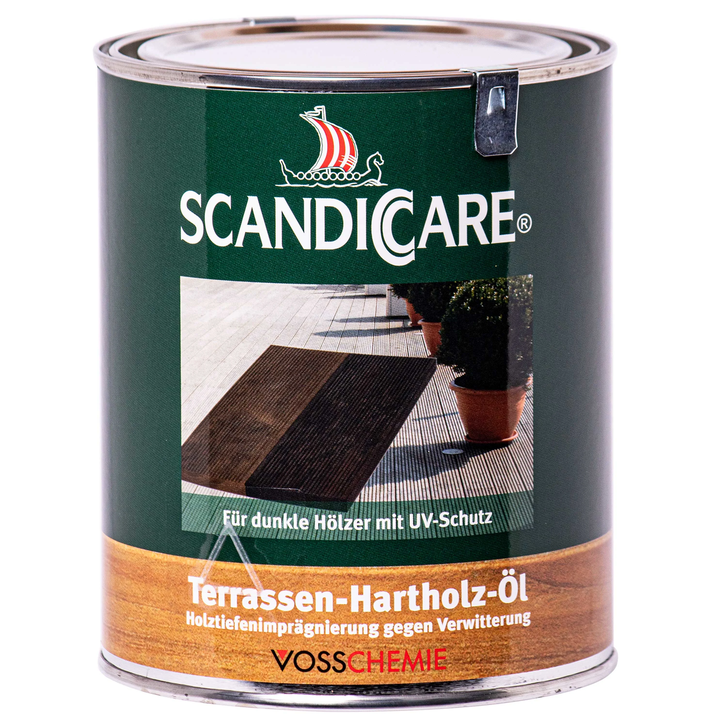 SC SCANDICCARE Terrassen Hartholz Öl 1 Liter