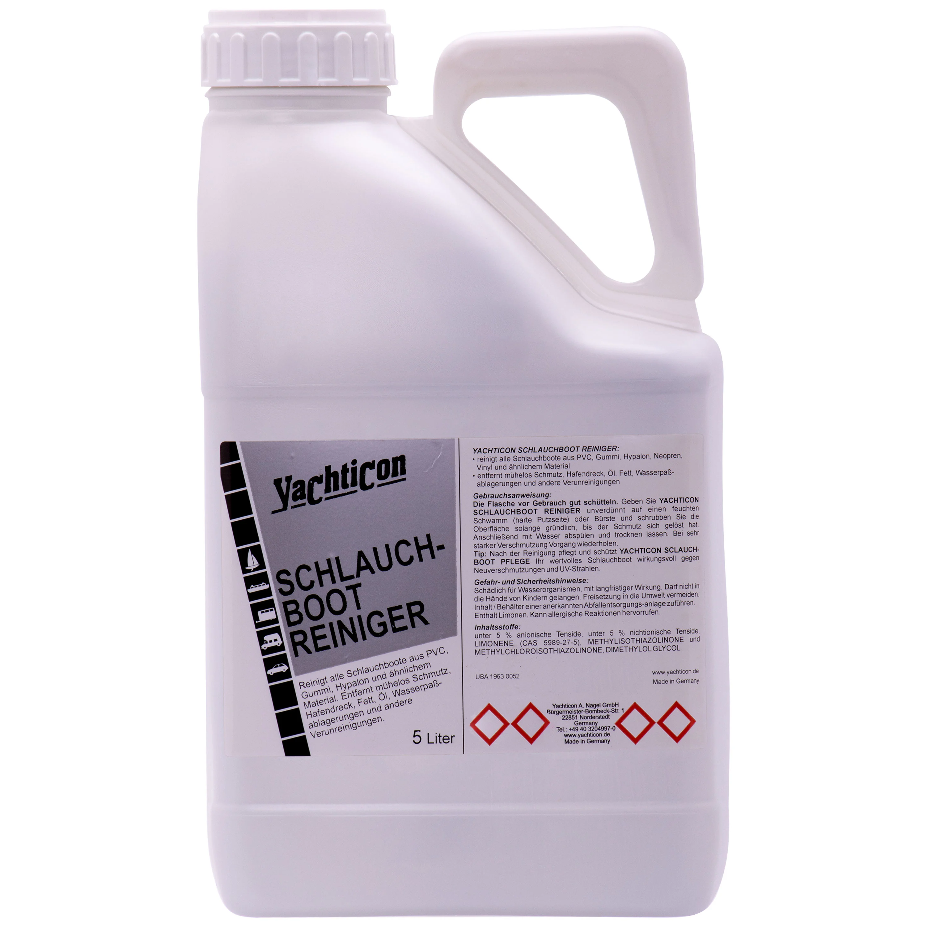 YACHTICON Schlauchboot Reiniger 5 Liter