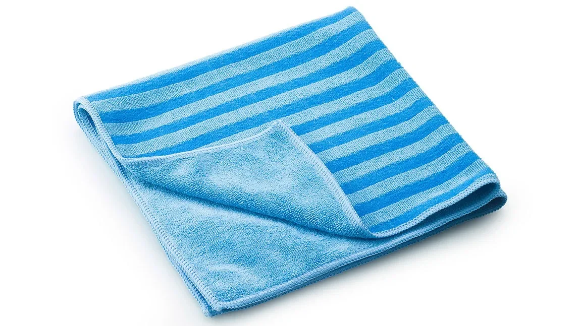 MEGA Clean Borstentuch 40 x 40cm blau 10 Stück Packung