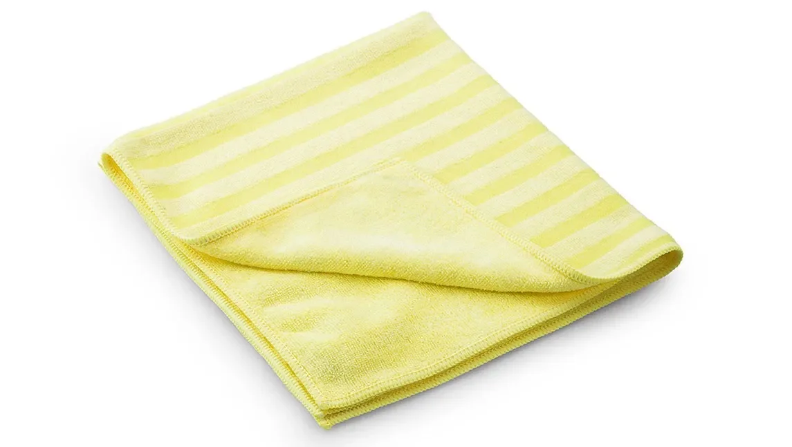 "MEGA Clean Borstentuch 40 x 40cm gelb 10 Stück Packung image"