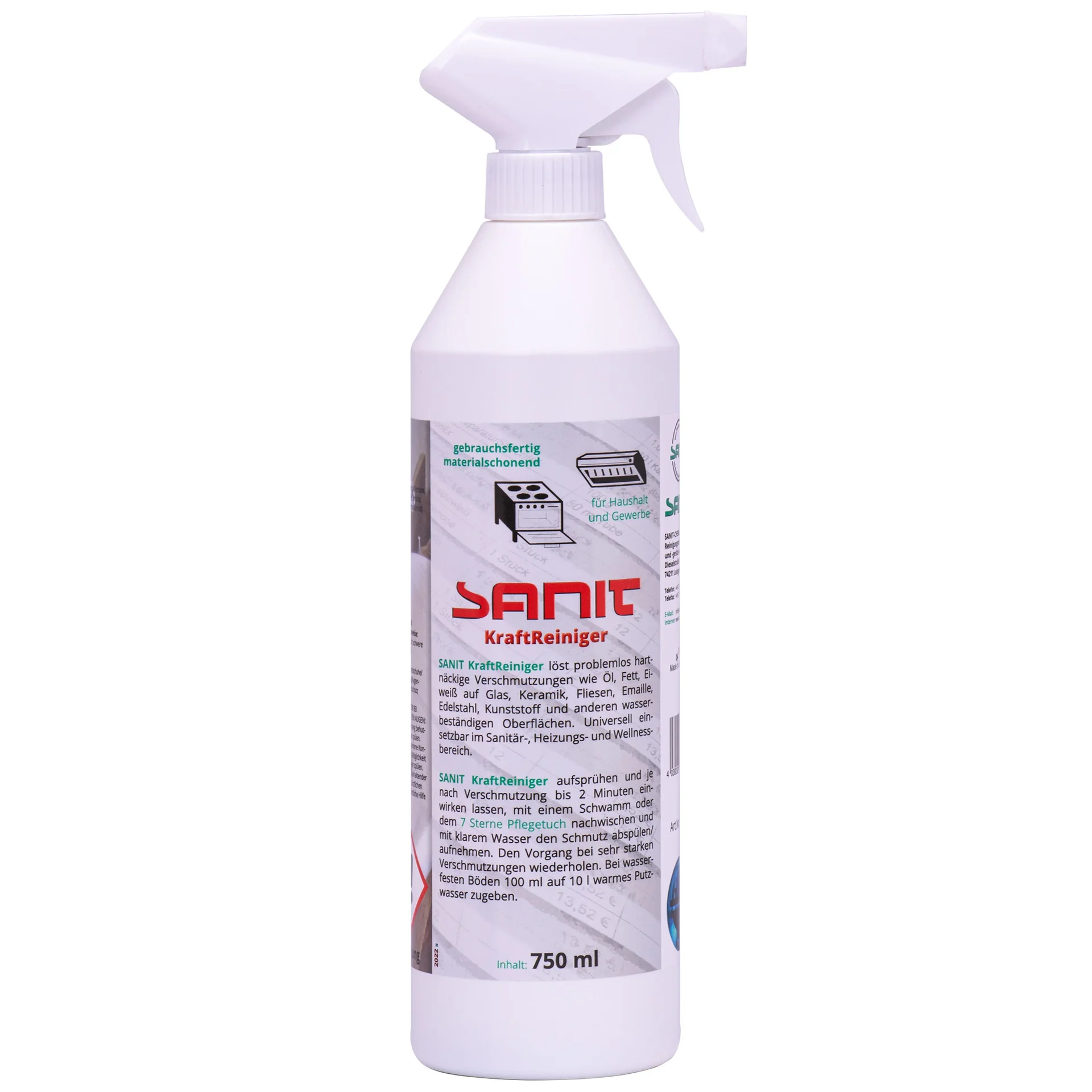 "SANIT Kraftreiniger 750 ml image"