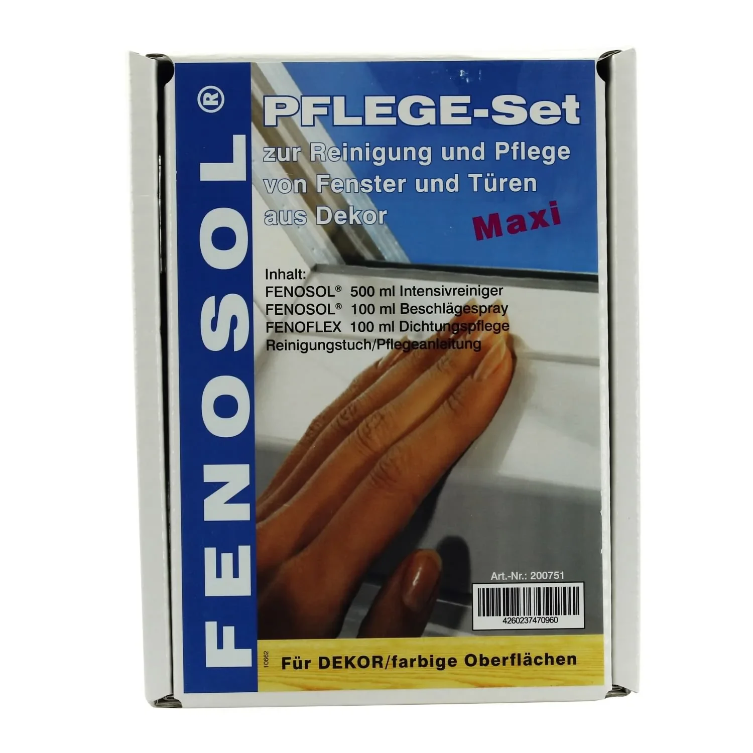 "FENOPLAST Fenosol Pflege-Set für farbige Profile MAXI image"