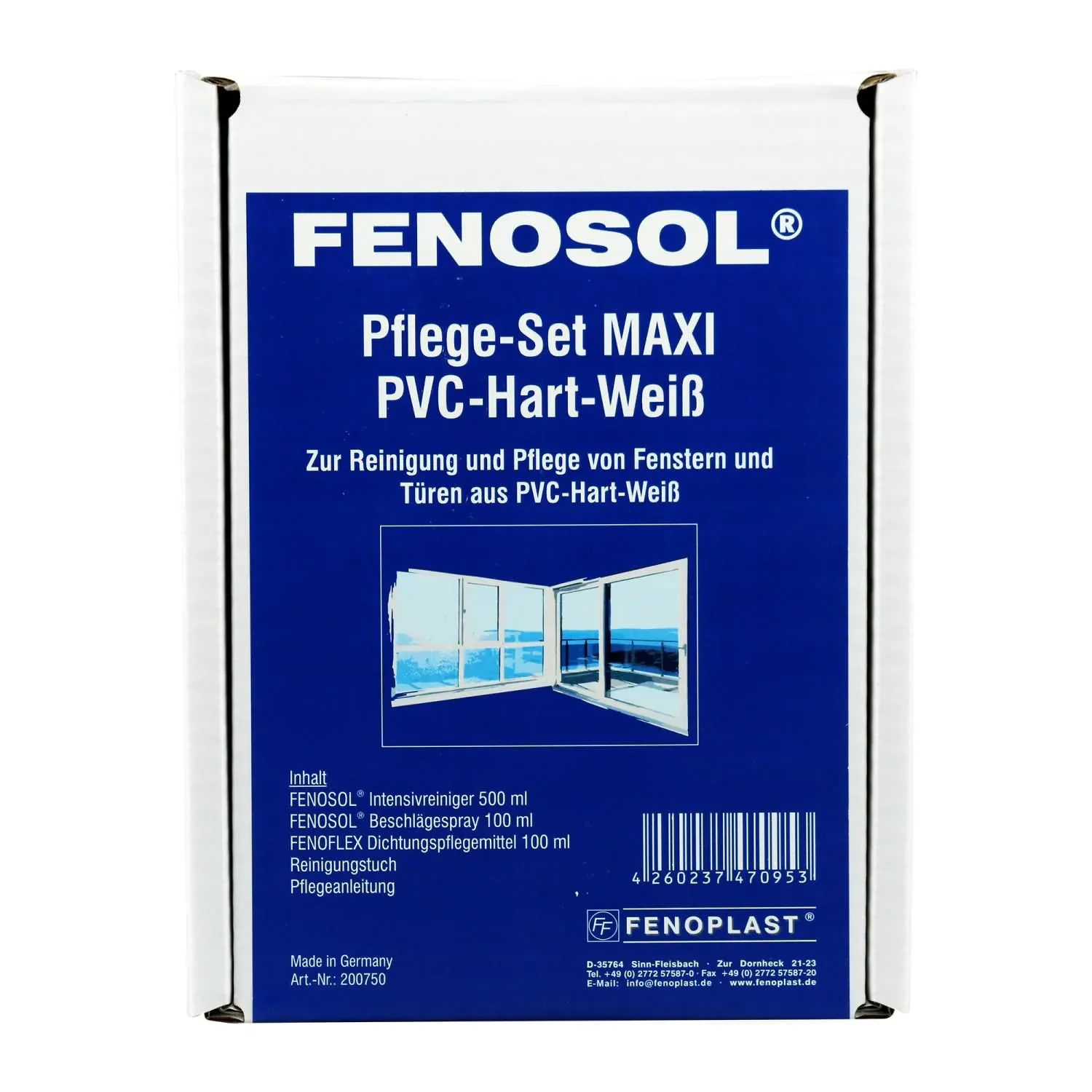 "FENOPLAST Fenosol Pflege-Set PVC-Hart-weiß MAXI image"