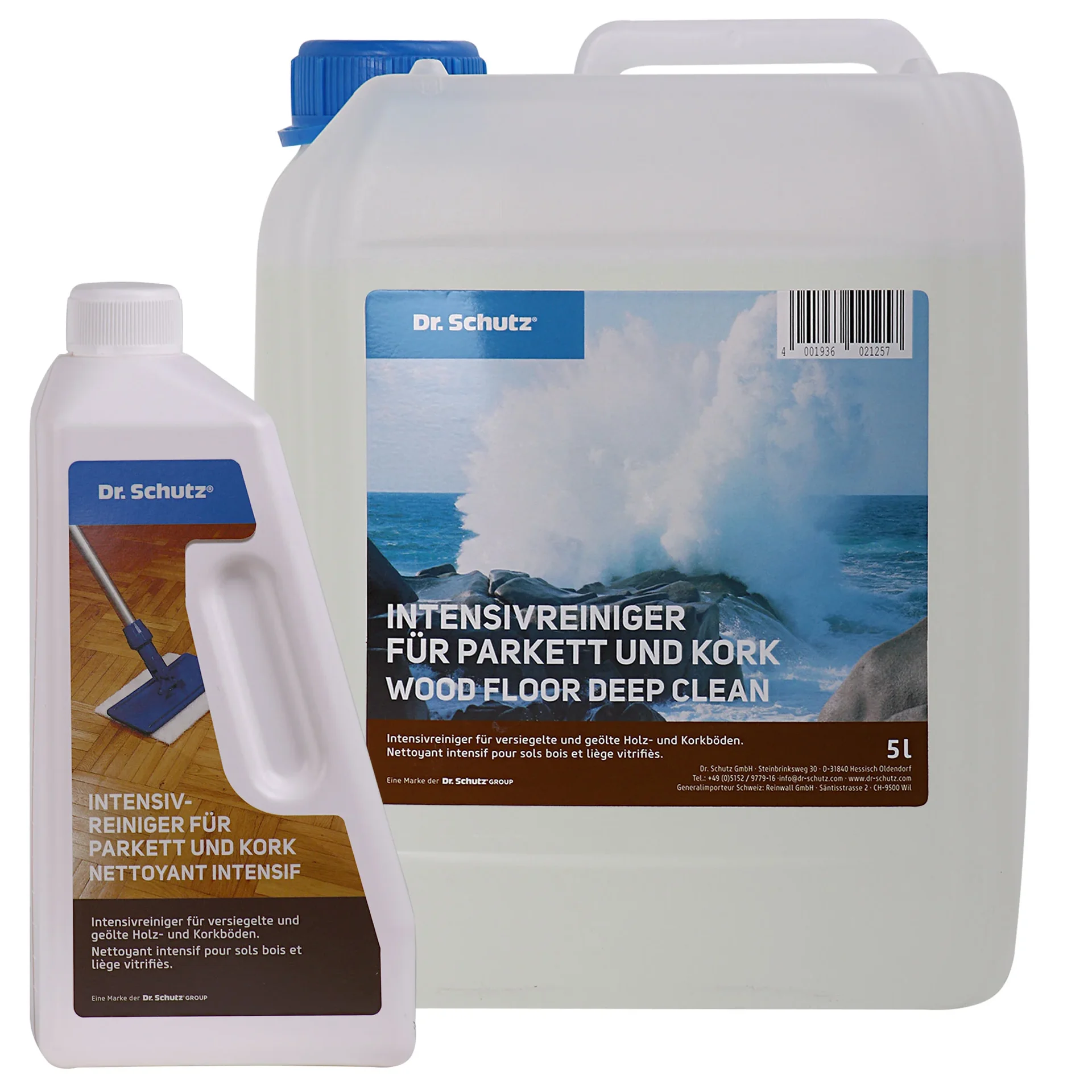 "DR. SCHUTZ Intensivreiniger für Parkett und Kork in verschiedenen Größengebinde image"