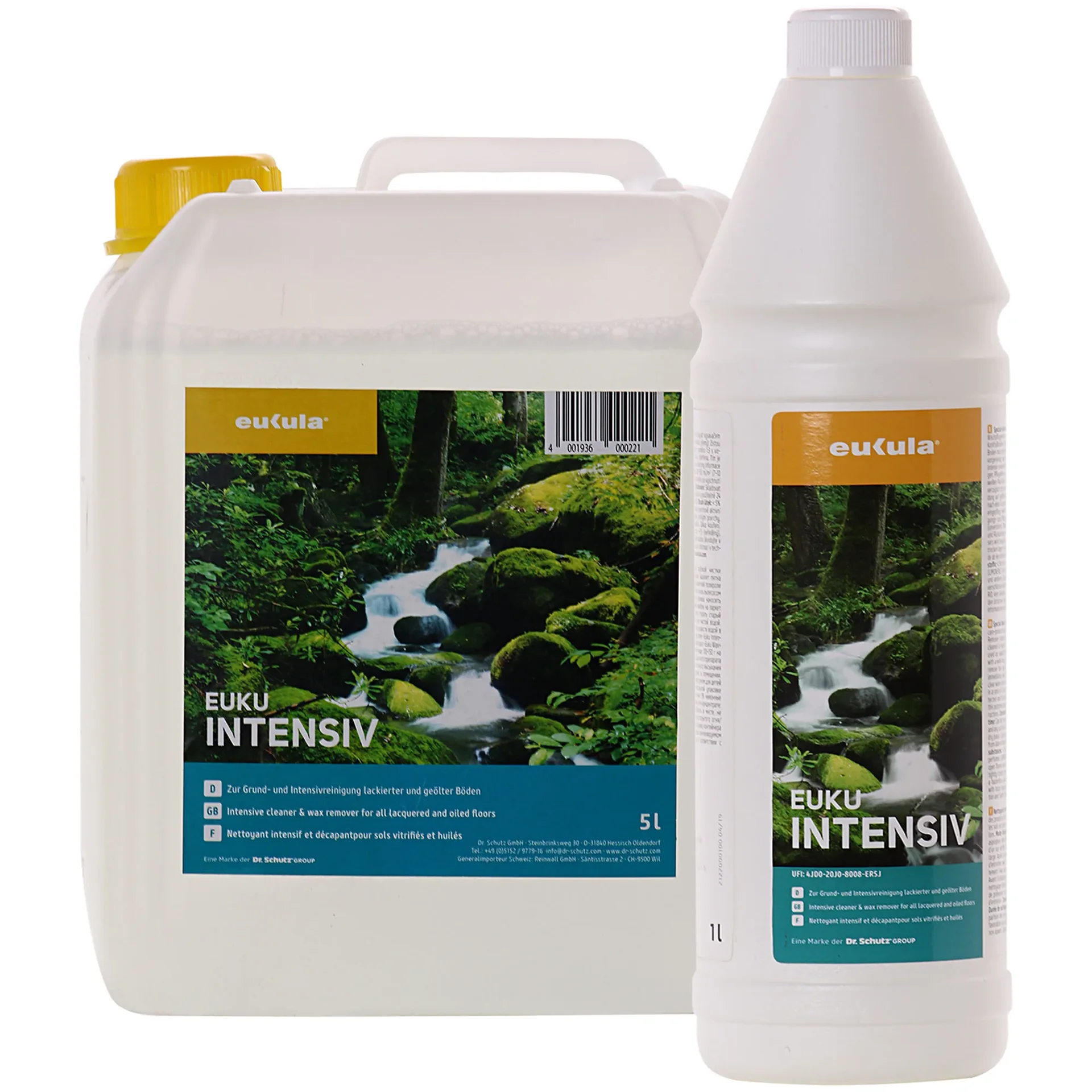 "eukula Grund- und Intensivreiniger in verschiedenen Größengebinden image"