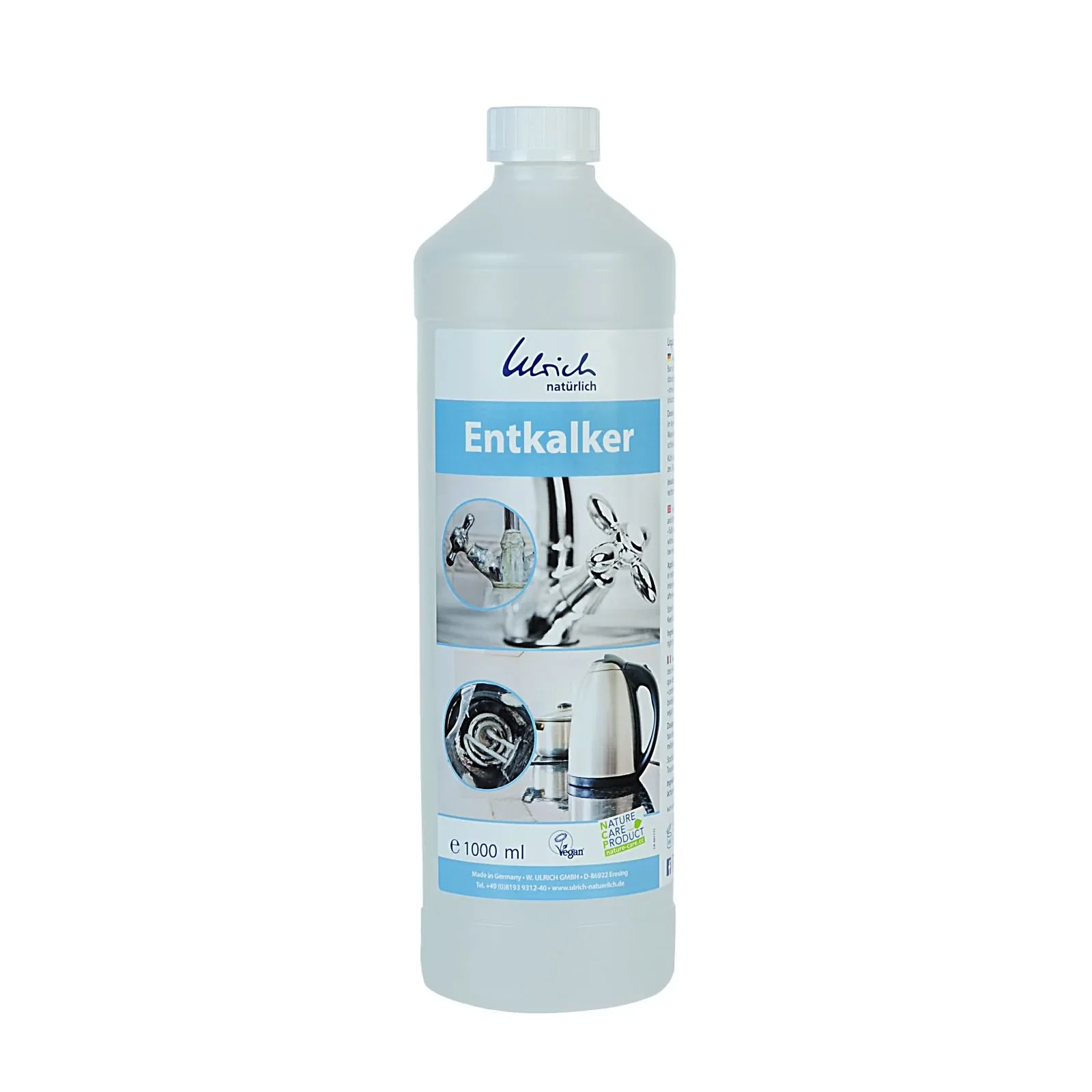 ULRICH natürlich Entkalker in verschiedenen Größengebinden