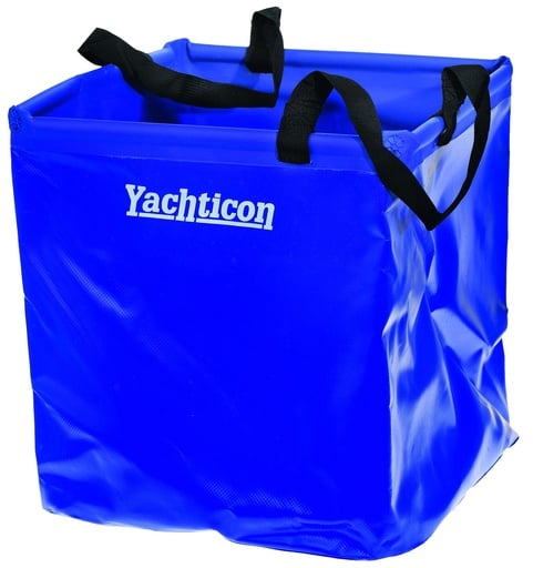 "Faltschüssel extra tief 30 Liter aus Planengewebe, 33 x 33 x 33 cm, blau image"