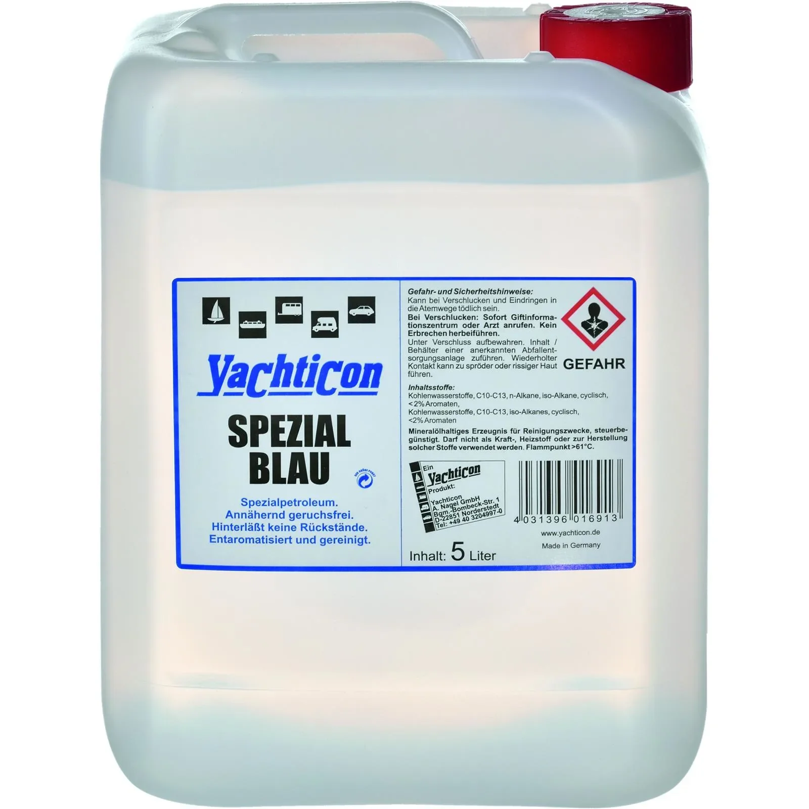 "YACHTICON Spezial Blau Petroleum 5 Liter image"