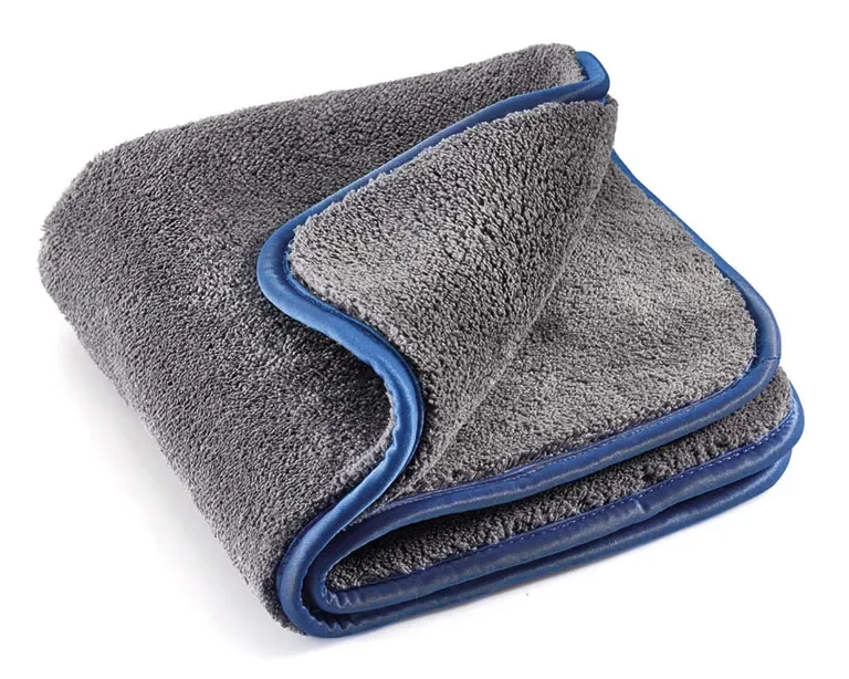 "MEGA Clean Flausch PLUS Mikrofasertuch 40 x 40 cm grau/blau 10 Stück image"