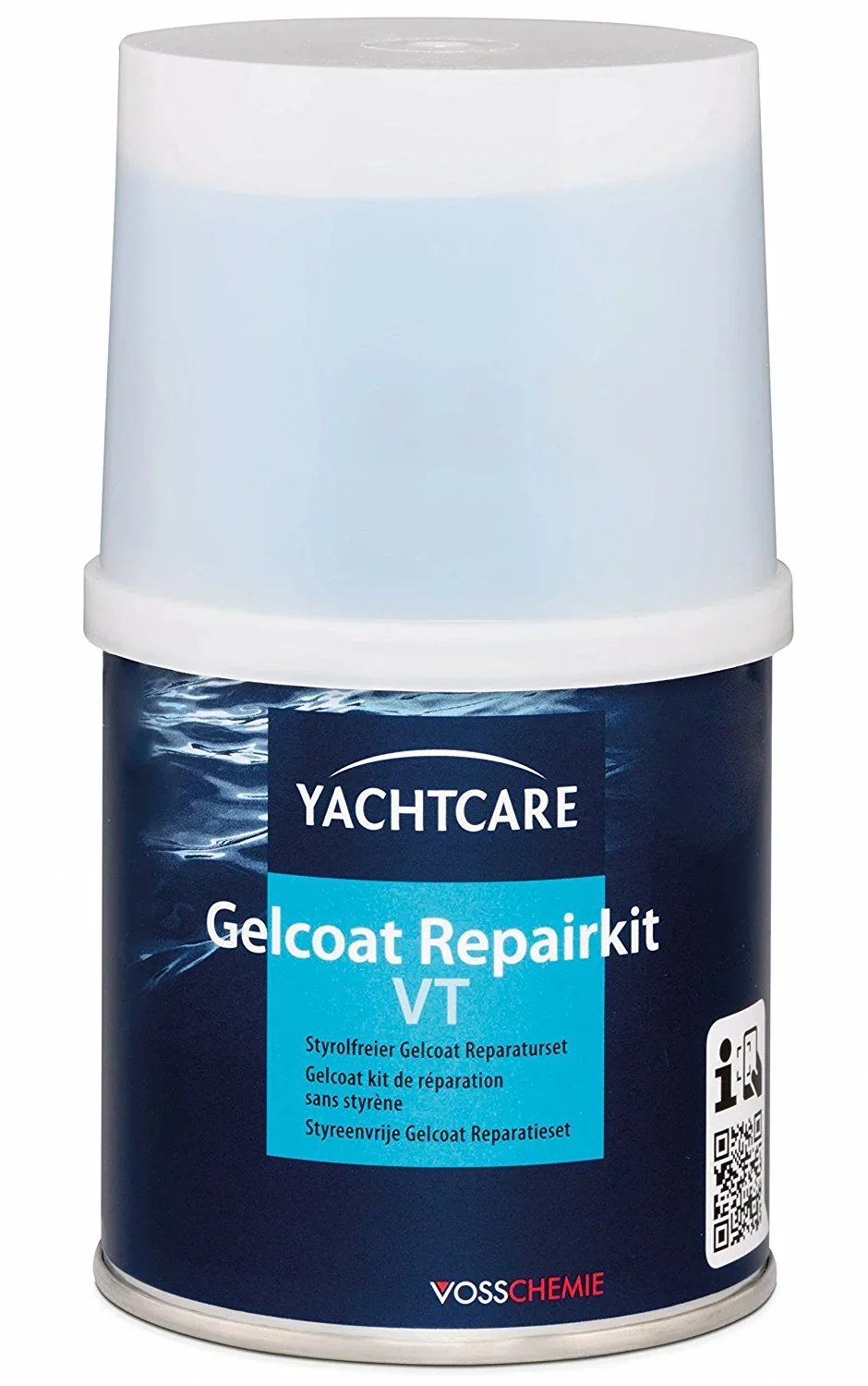 "YACHTCARE Gelcoat VT Repair Kit RAL 9010 reinweiß 200 g image"
