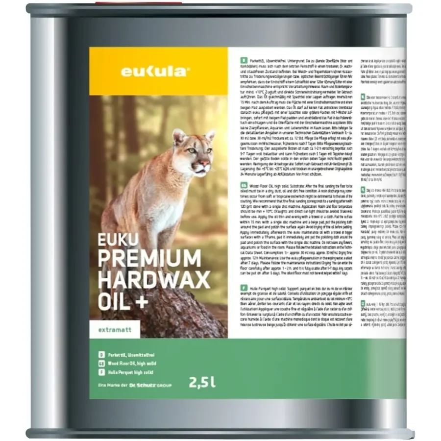 "DR. SCHUTZ Premium HardWax Öl+ extramatt 2,5 Liter reicht für ca. 25 m² image"
