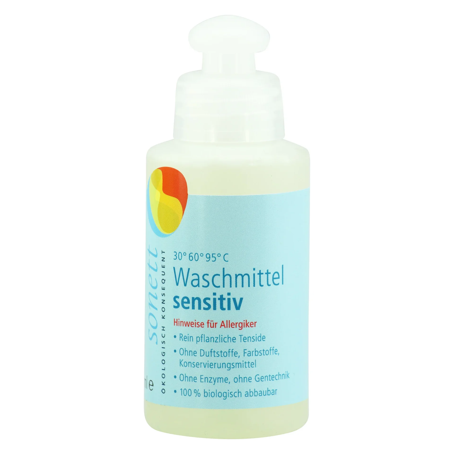 "SONETT Waschmittel flüssig sensitiv 120 ml Probiergröße image"