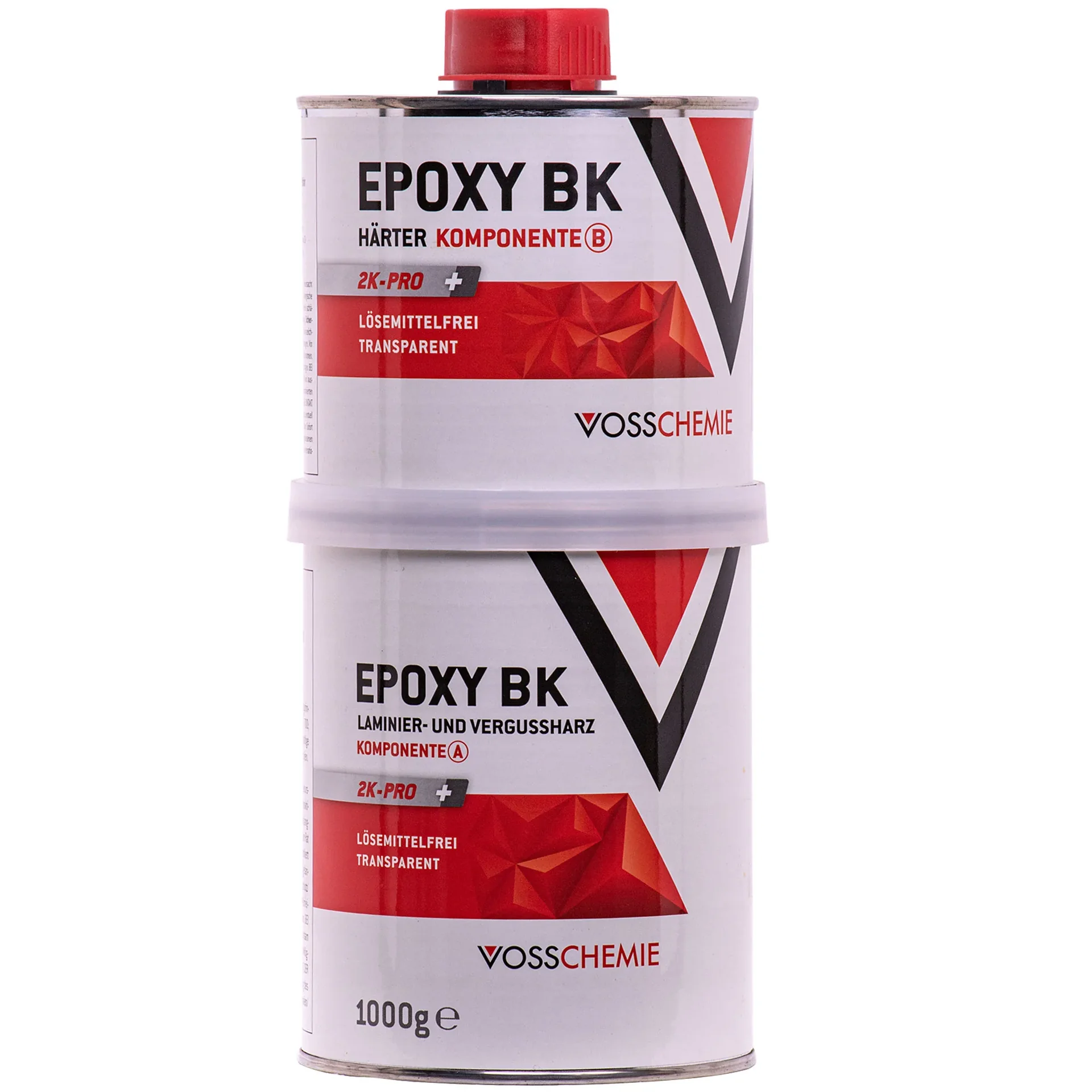 "VOSSCHEMIE Epoxy BK 2K-Pro+ 1000 g transparent lösemittelfrei image"