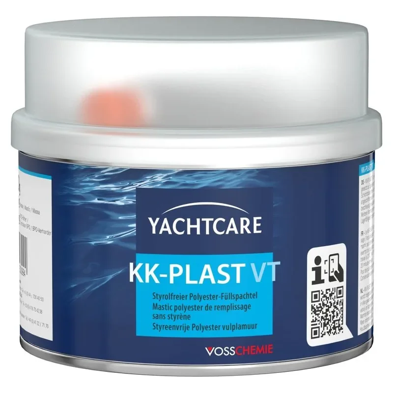 "YACHTCARE KK-Plast VT Füllspachtel Polyesterspachtel grau 500 g image"