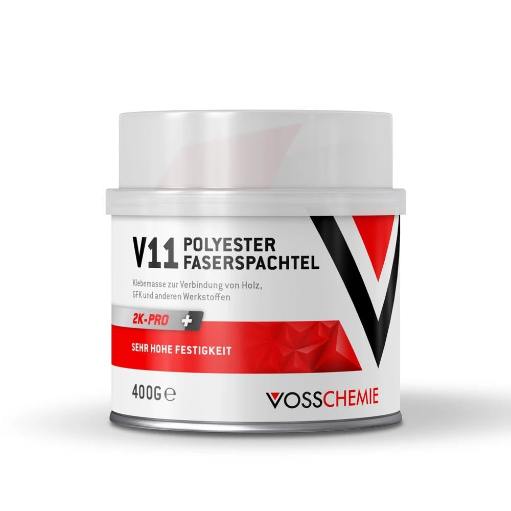 VOSSCHEMIE V11 Polyester Faserspachtel 2K Pro 400 g