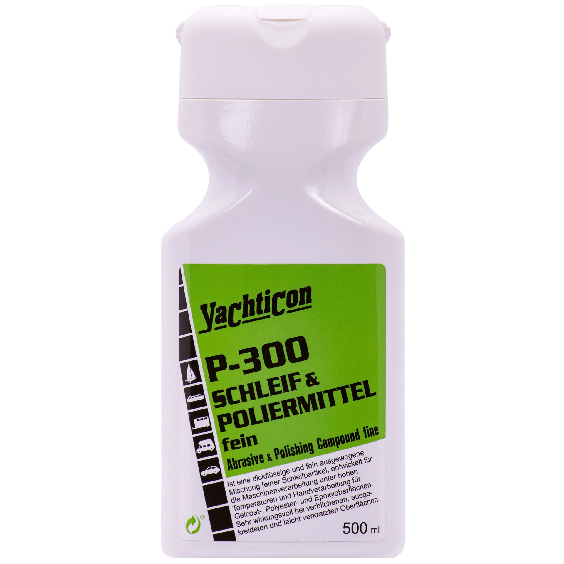 "YACHTICON P-300 Schleif & Poliermittel fein 500 ml image"