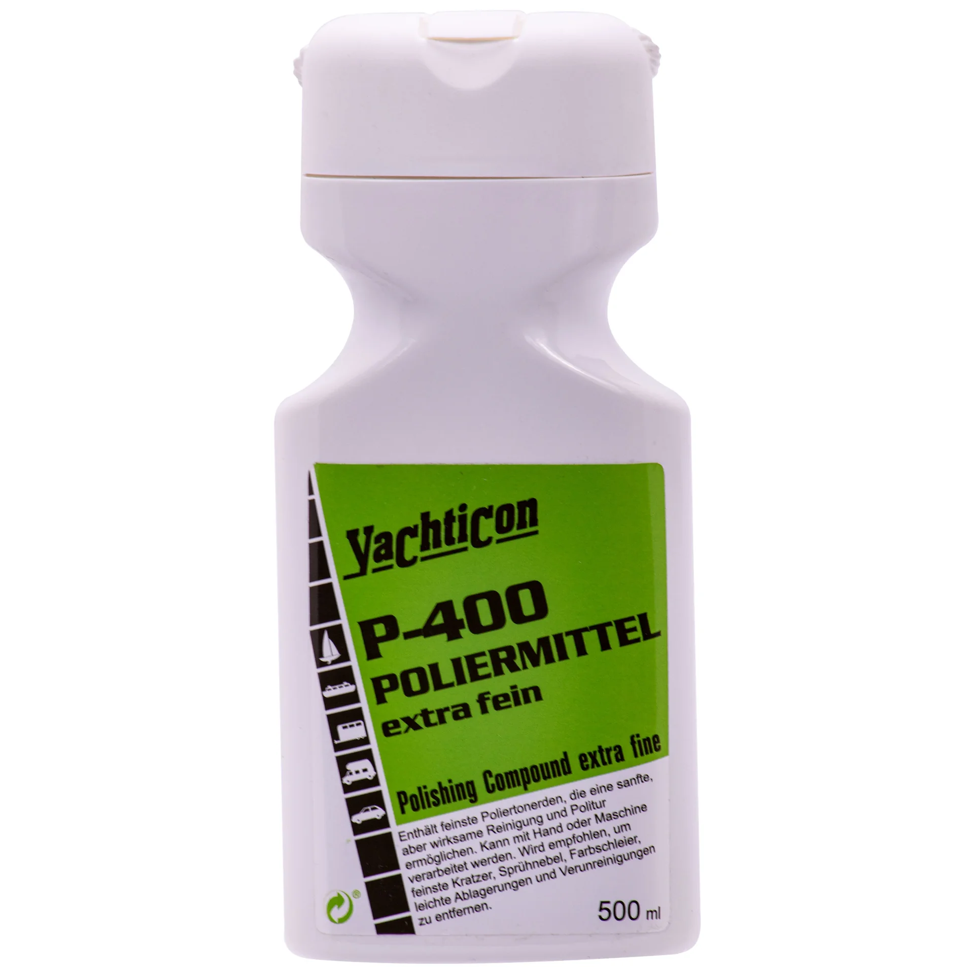 "YACHTICON P-400 Schleif & Poliermittel extra fein 500 ml image"