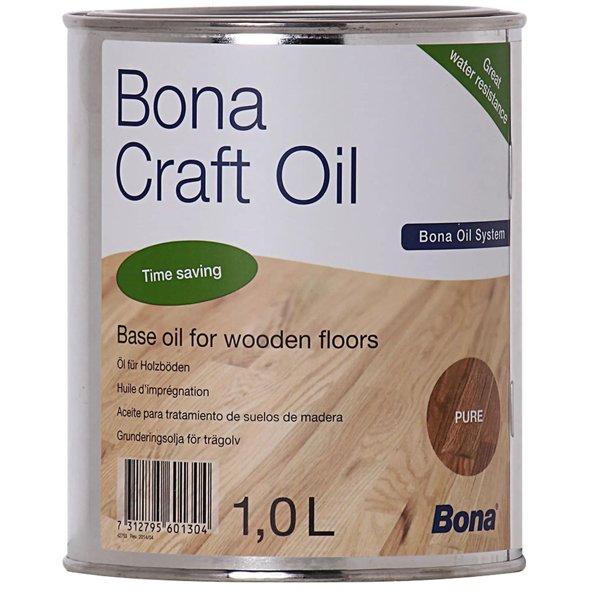 "BONA Craft Oil PURE 1 Liter neutral image"