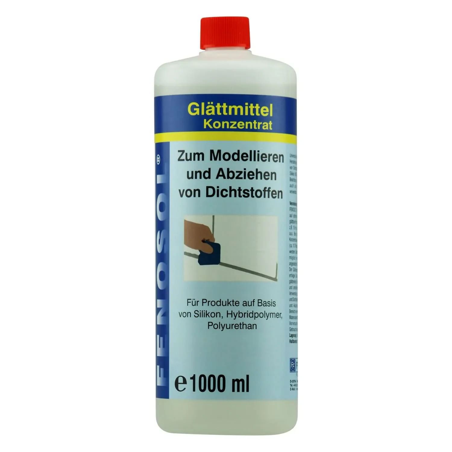 "FENOPLAST Fenosol Glättmittel 1000 ml Konzentrat zum Modellieren von Dichtstoffen image"