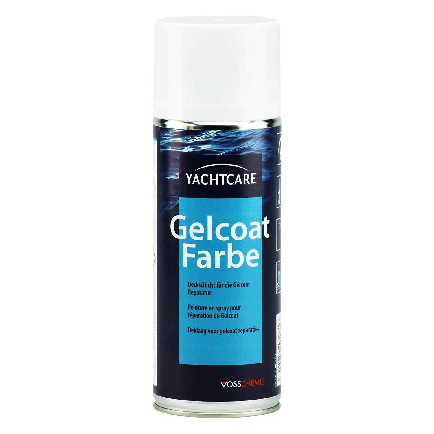 "YACHTCARE Gelcoat Farbe RAL 9010 reinweiß 400 ml Aerosolspraydose image"