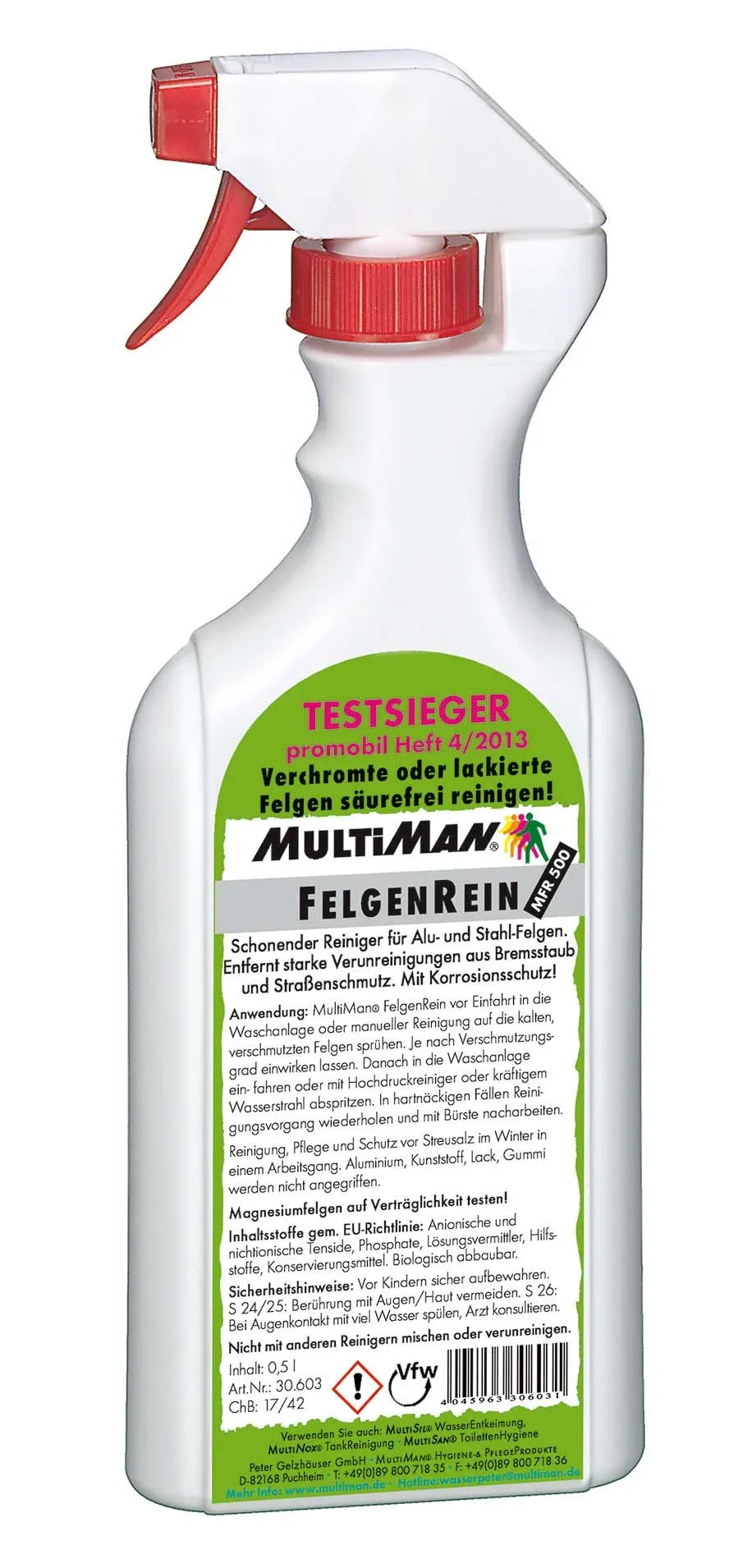 "MULTIMAN FelgenRein 500 ml MFR 500 image"